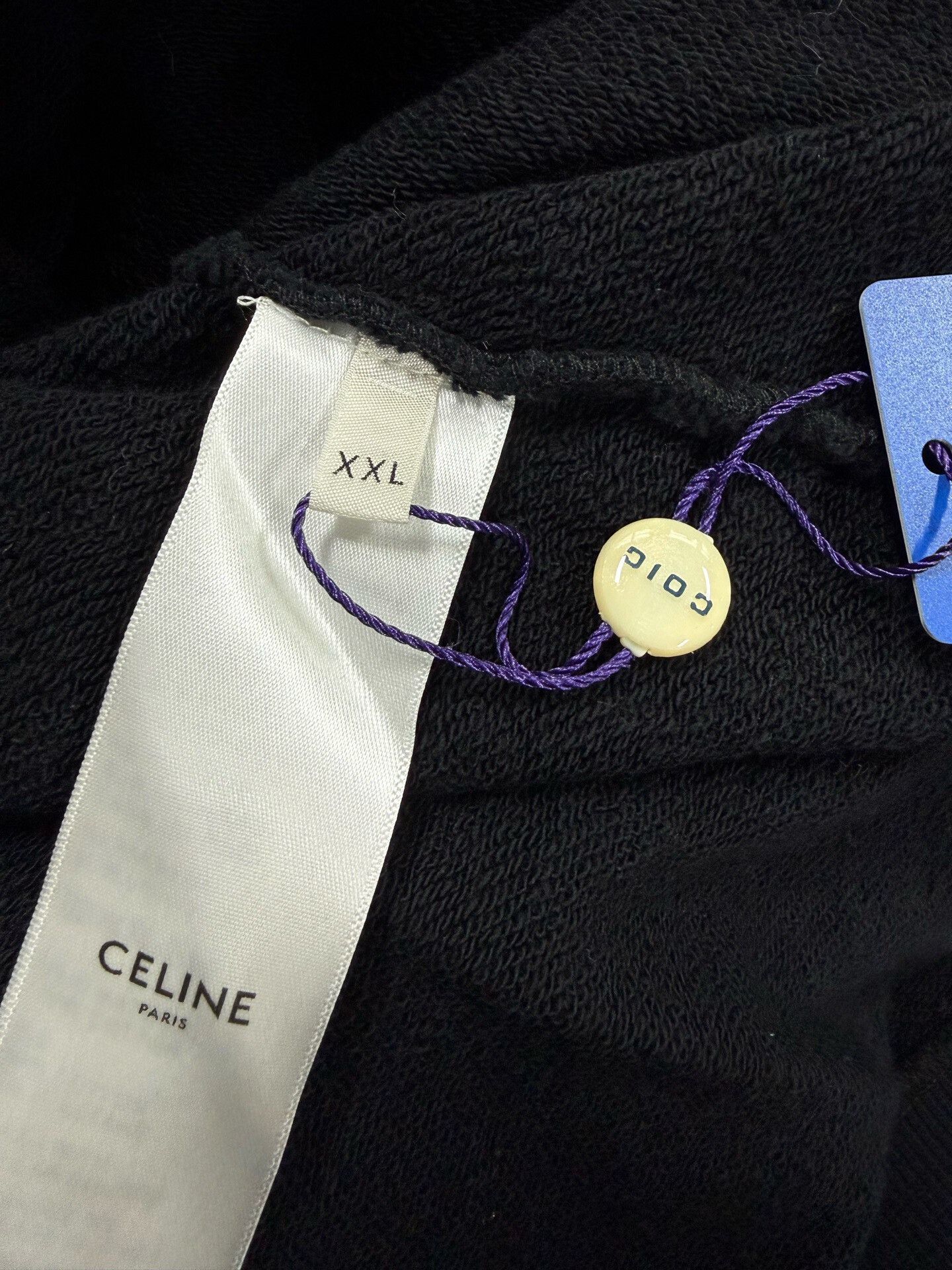 Celine CELINE SS22 Cosmic Cruiser Logo Stud Hoodie Size US XXL / EU 58 / 5 - 4 Thumbnail