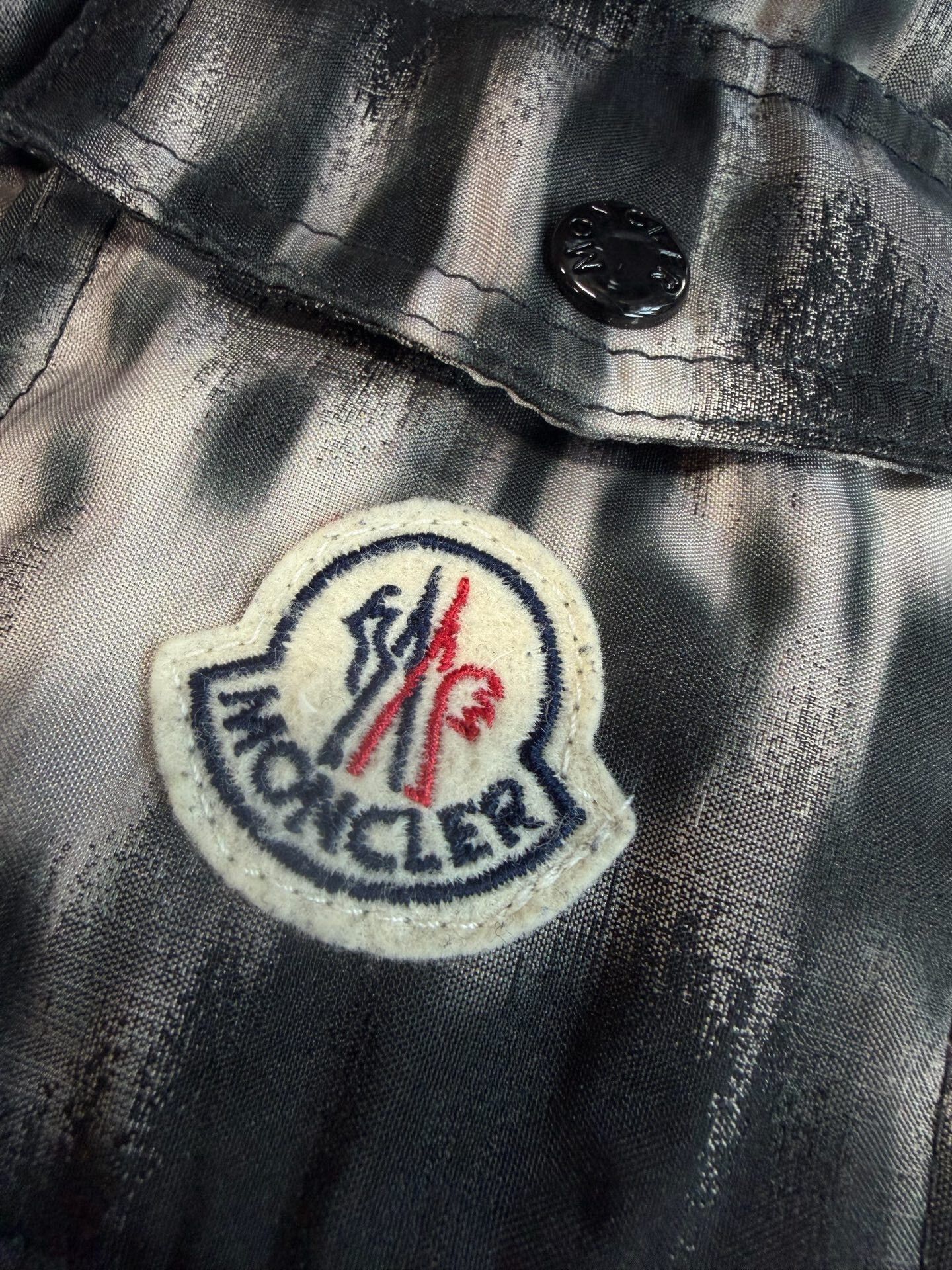 Moncler Moncler Women's Black White Tie-Dye Jacket Size S / US 4 / IT 40 - 6 Thumbnail