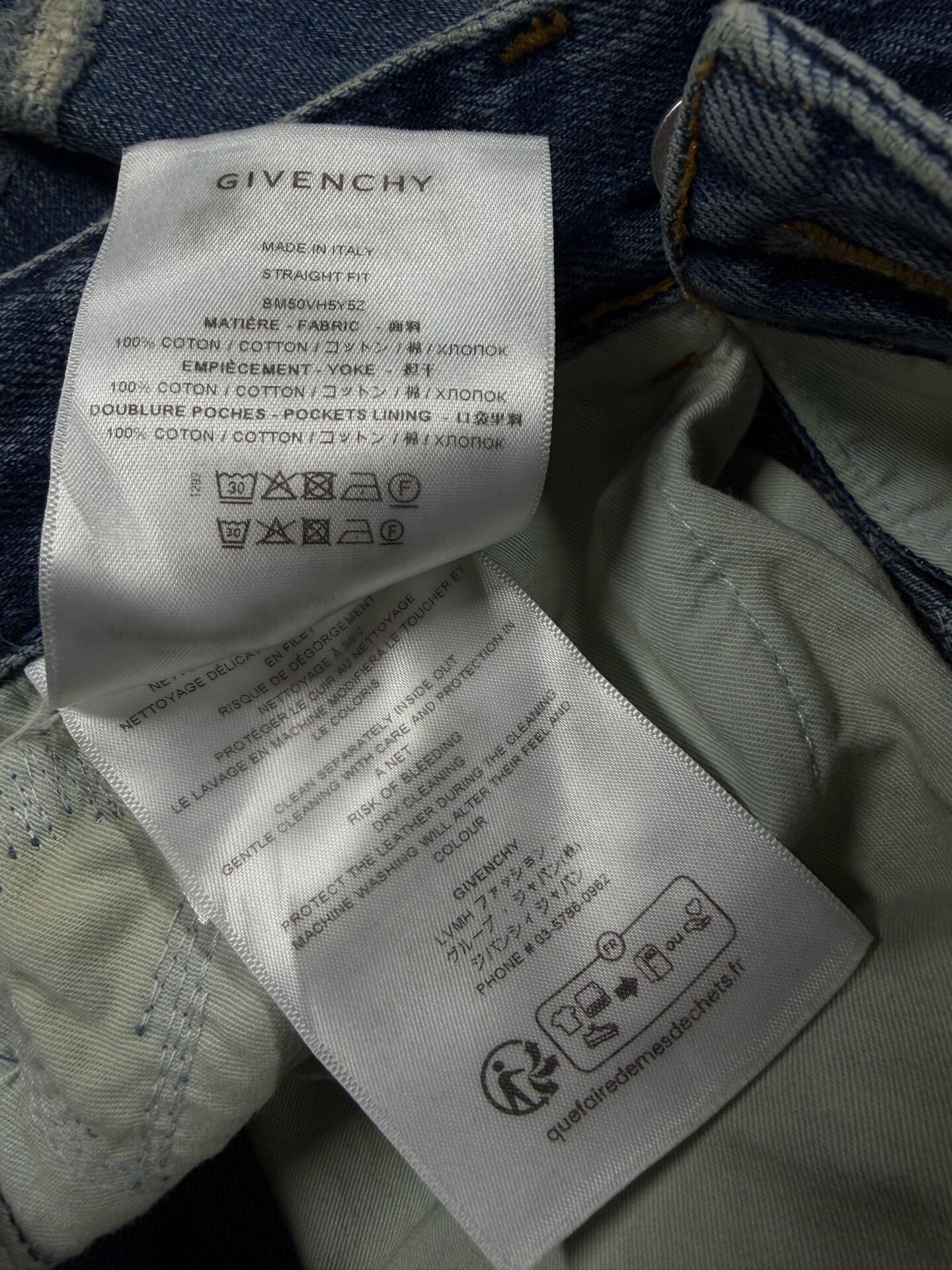 Givenchy Givenchy OG Boro Distressed Patchwork Jeans Size US 29 - 6 Thumbnail