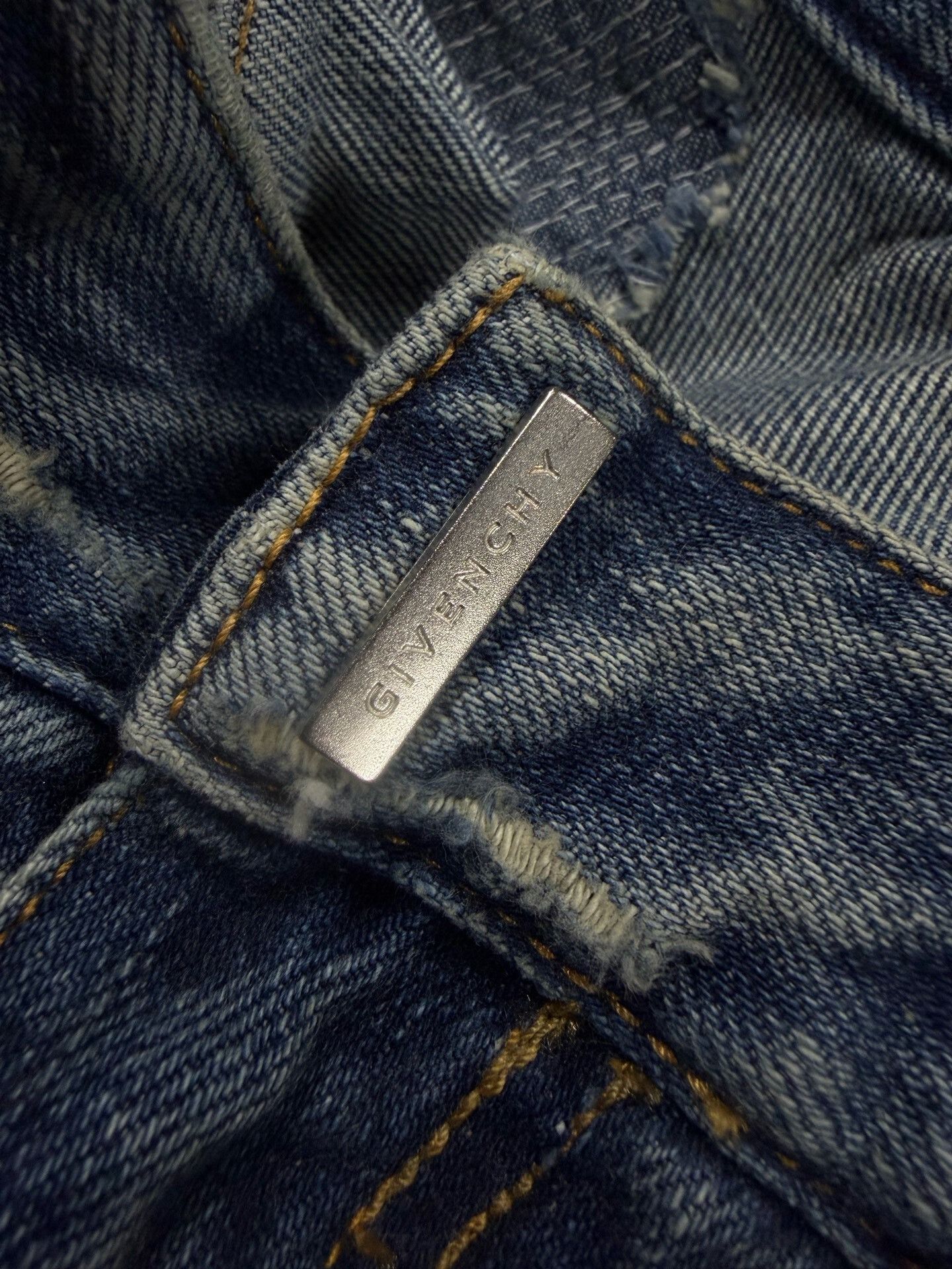 Givenchy Givenchy OG Boro Distressed Patchwork Jeans Size US 29 - 4 Thumbnail