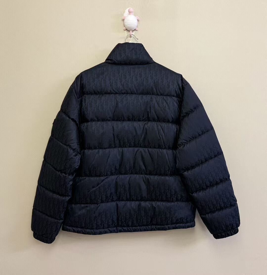 Dior DIOR Black Monogram Full Logo Down Jacket Size US L / EU 52-54 / 3 - 4 Thumbnail