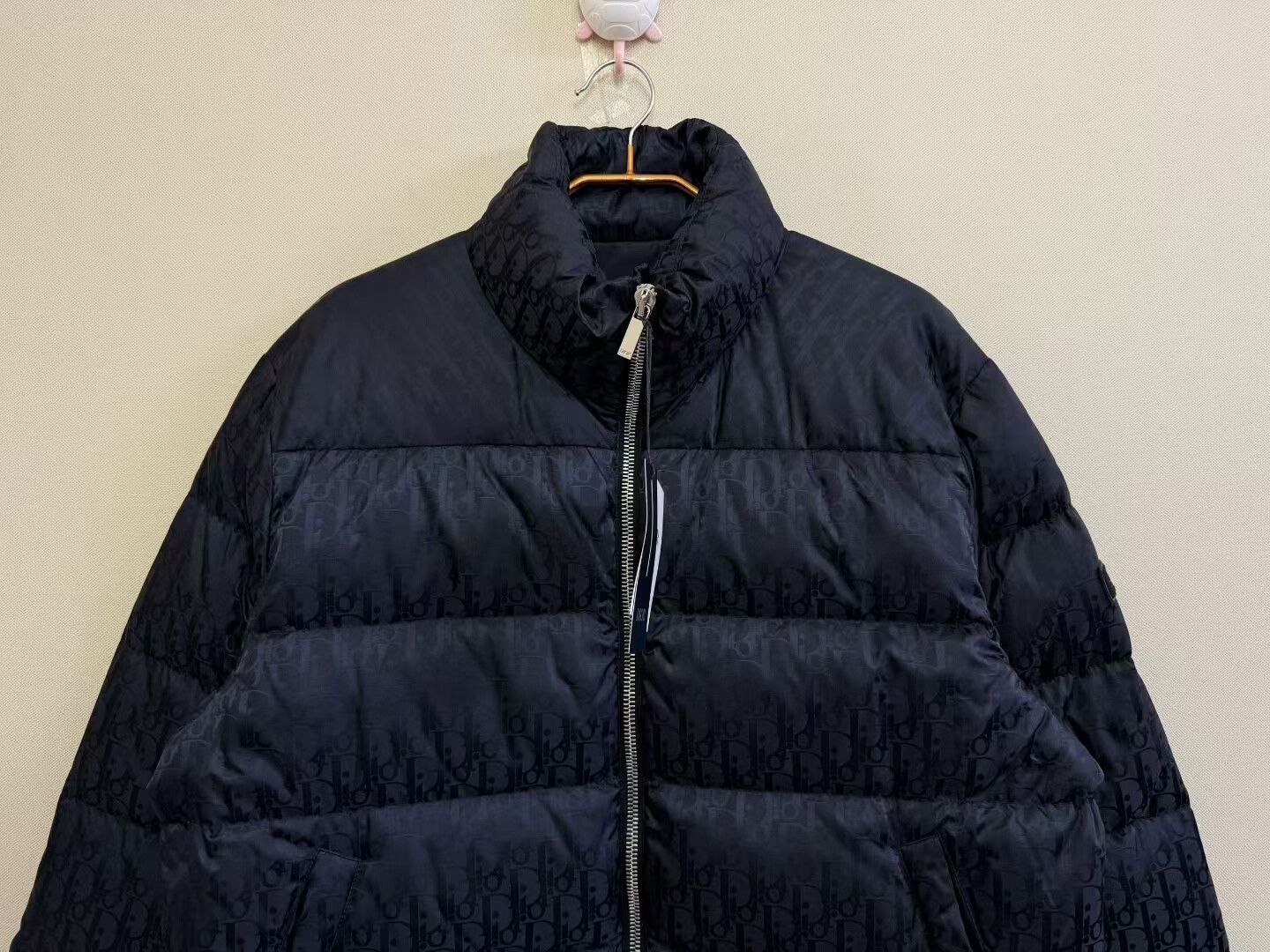 Dior DIOR Black Monogram Full Logo Down Jacket Size US L / EU 52-54 / 3 - 2 Thumbnail