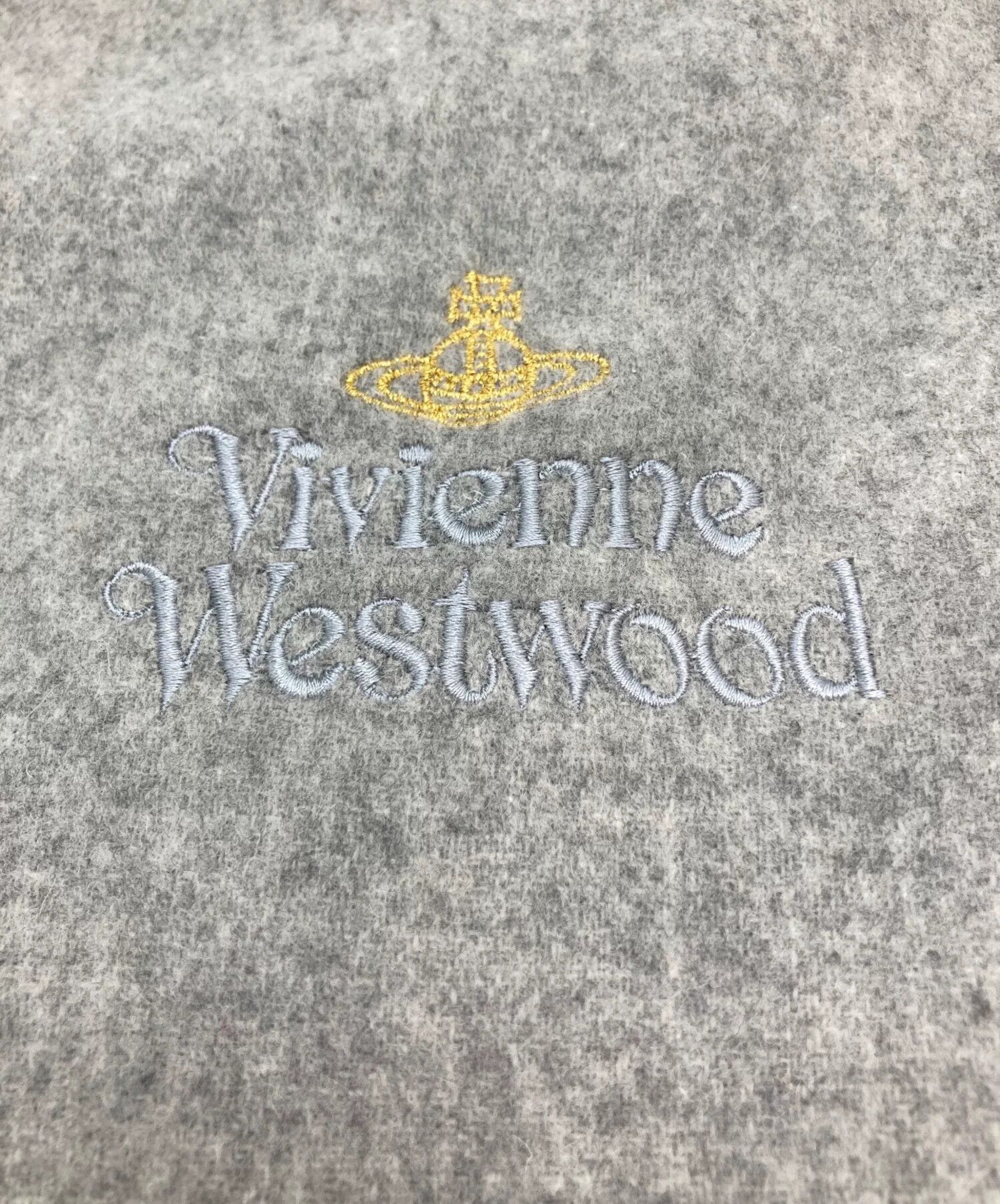 Vivienne Westwood Vivienne Westwood Gray Wool Scarf Size ONE SIZE - 3 Thumbnail