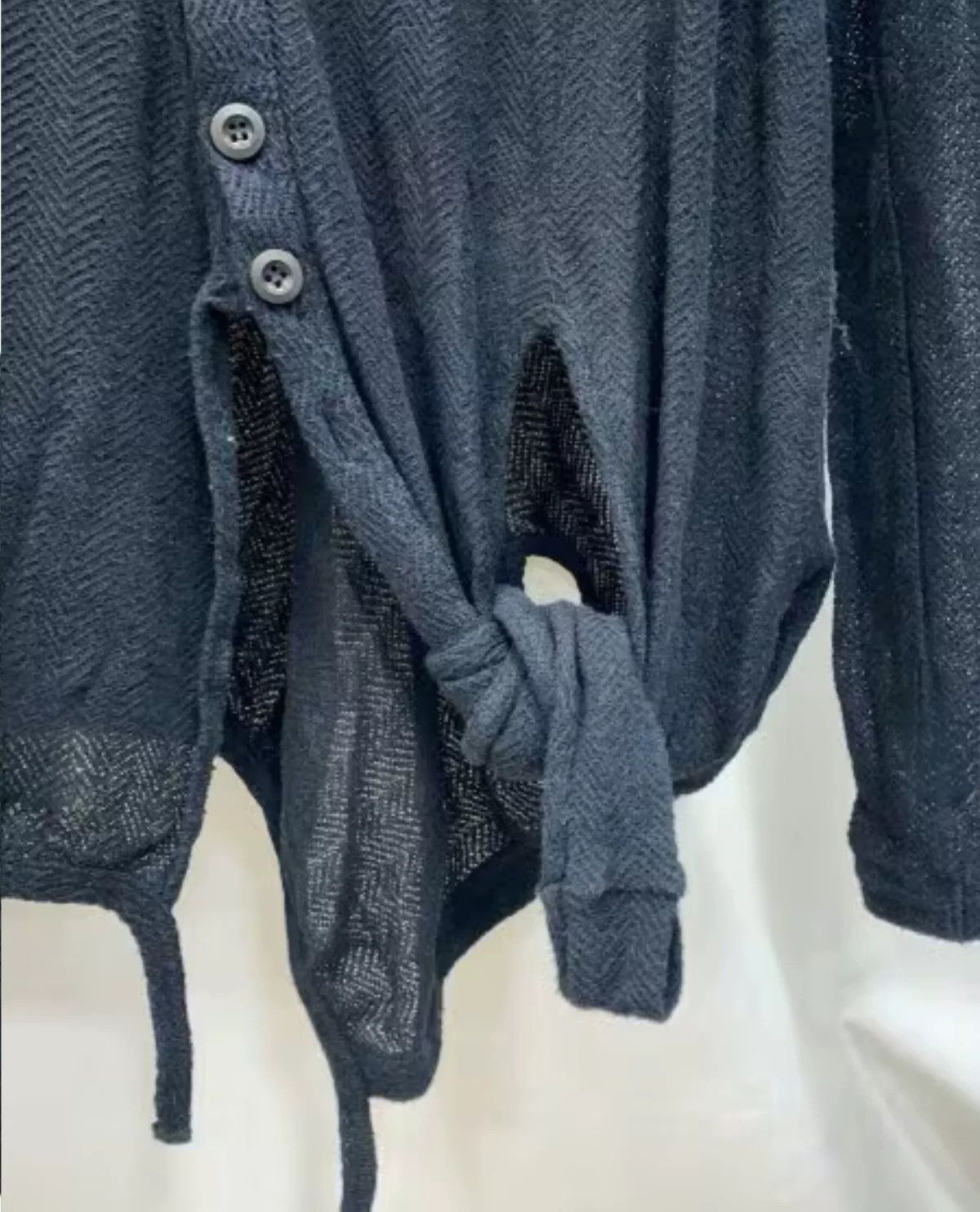 Yohji Yamamoto Y's Red Label Yohji Yamamoto Deformed Cardigan Size M / US 6-8 / IT 42-44 - 4 Thumbnail