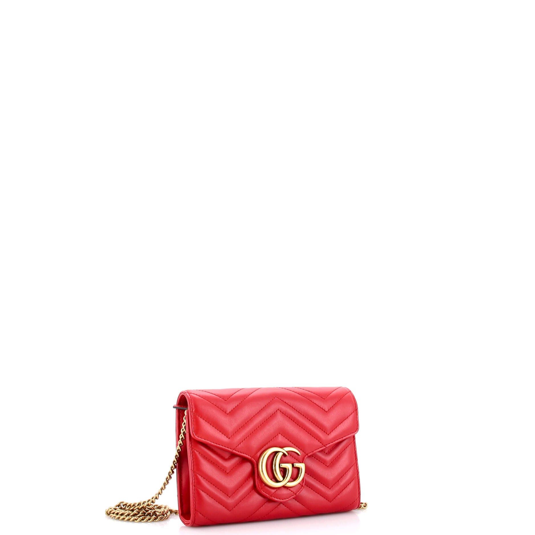 Gucci GG Marmont Chain Wallet Size ONE SIZE - 2 Thumbnail