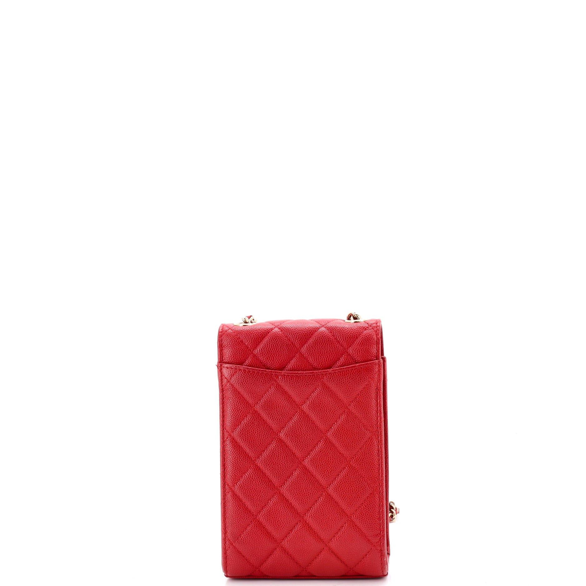 CC Flap Phone Holder Crossbody Bag