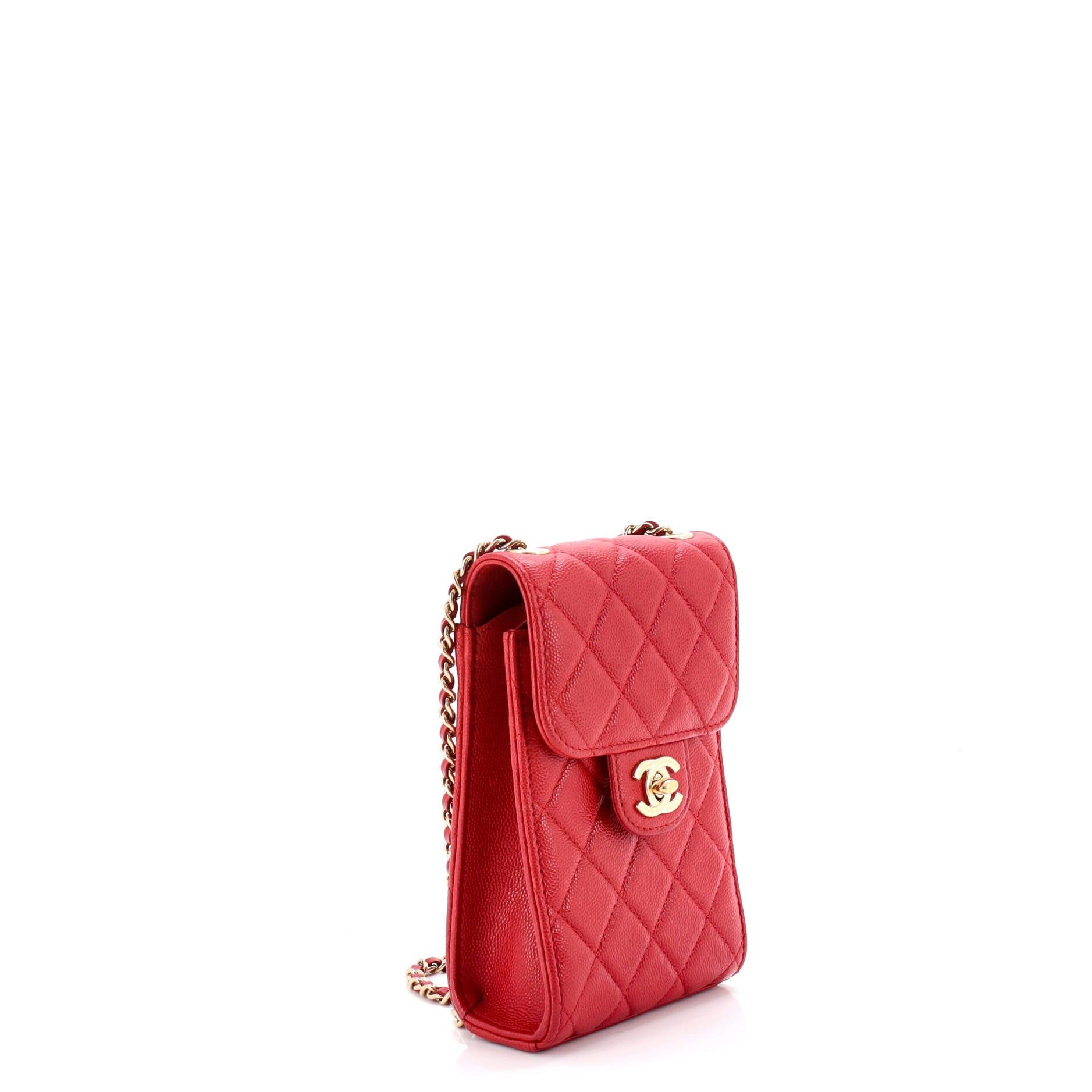 CC Flap Phone Holder Crossbody Bag