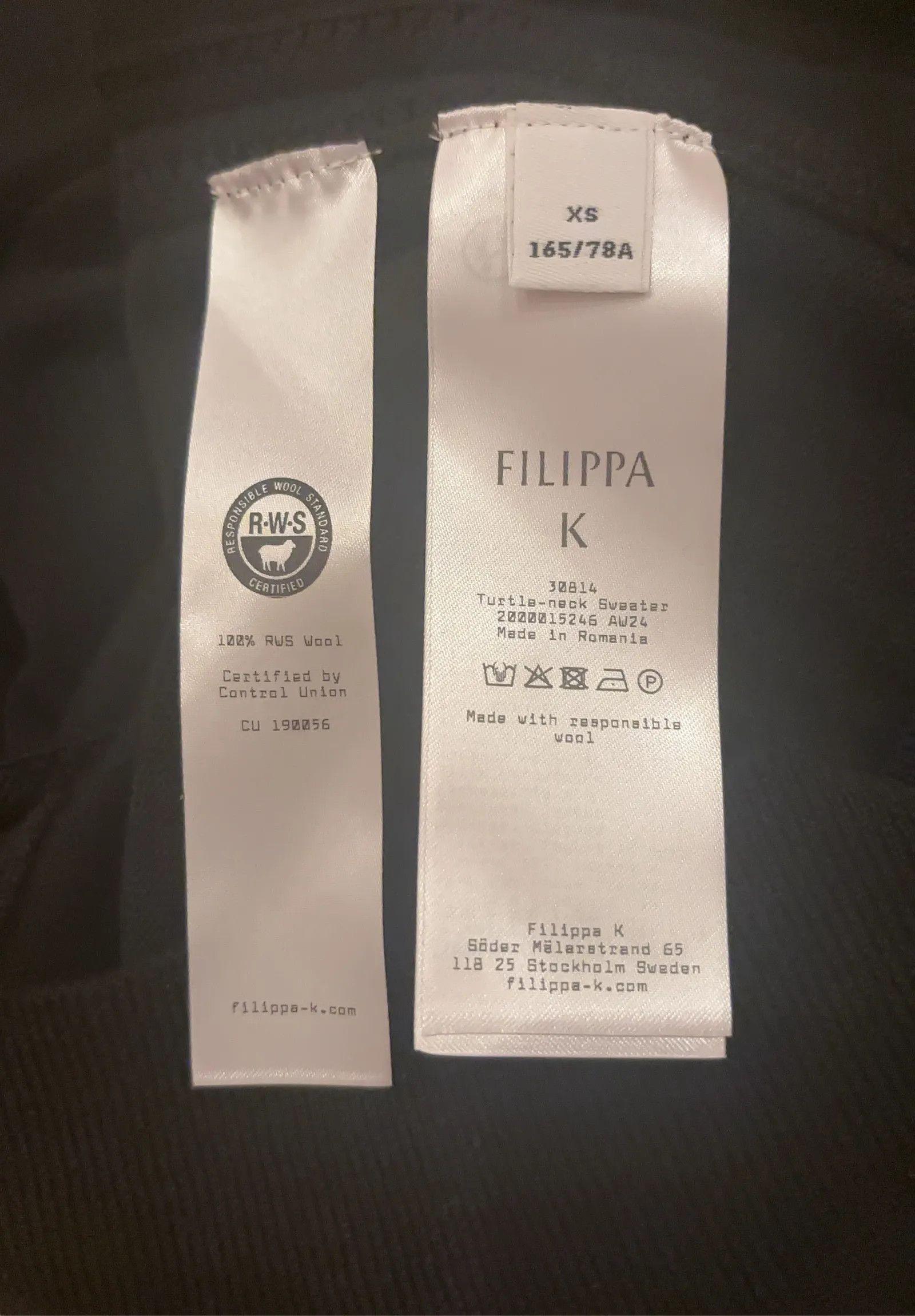Filippa K Filippa K Turtleneck Sweater Sweater Size XS / US 0-2 / IT 36-38 - 4 Thumbnail