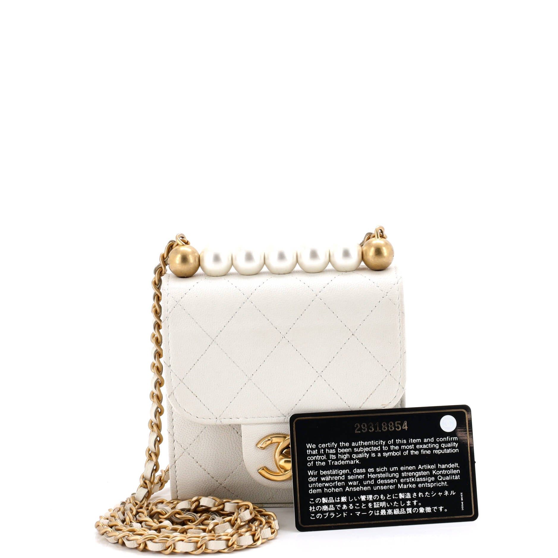 Chanel Chic Pearls Flap Clutch with Chain Size ONE SIZE - 2 Thumbnail
