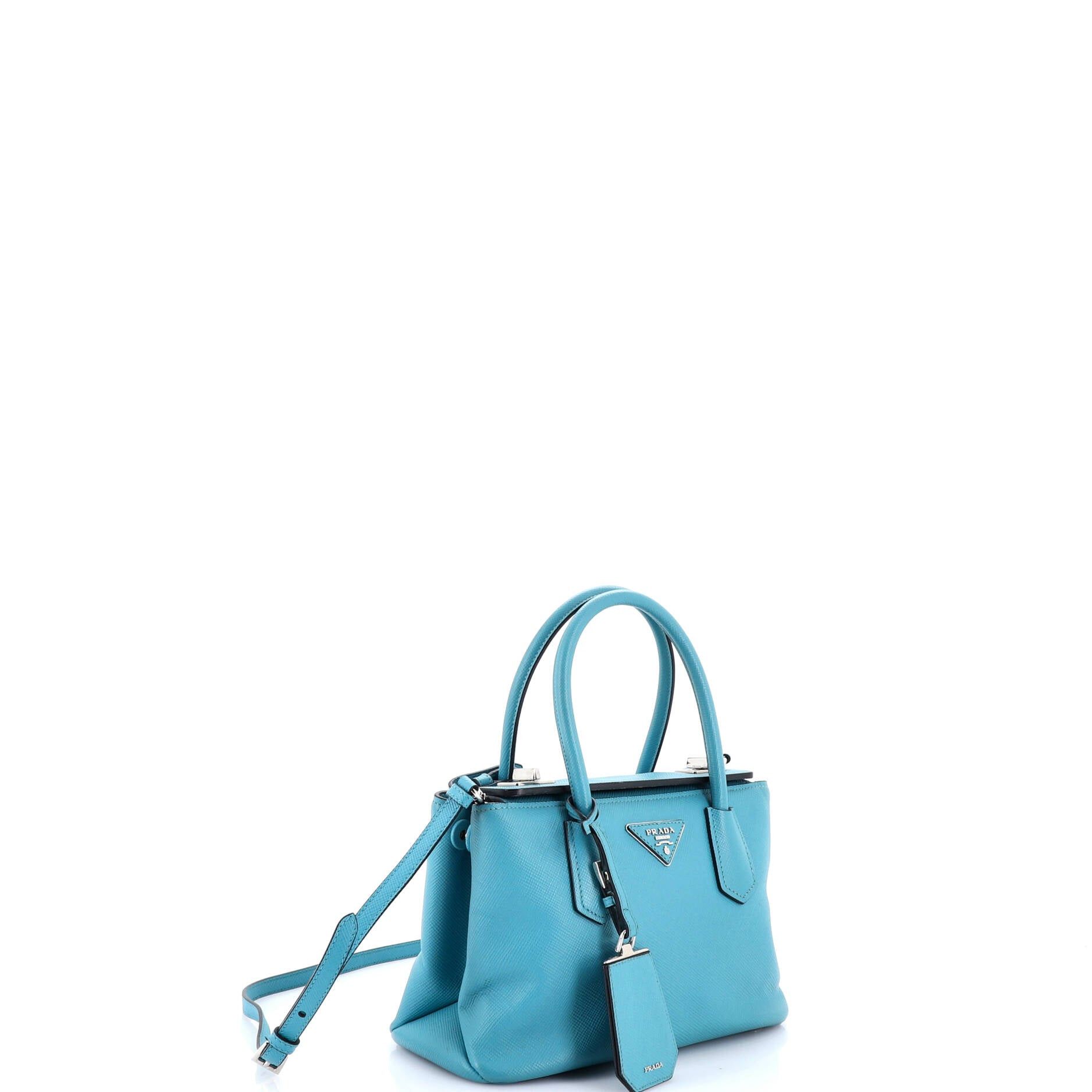 Prada Turnlock Cuir Twin Tote Size ONE SIZE - 2 Thumbnail