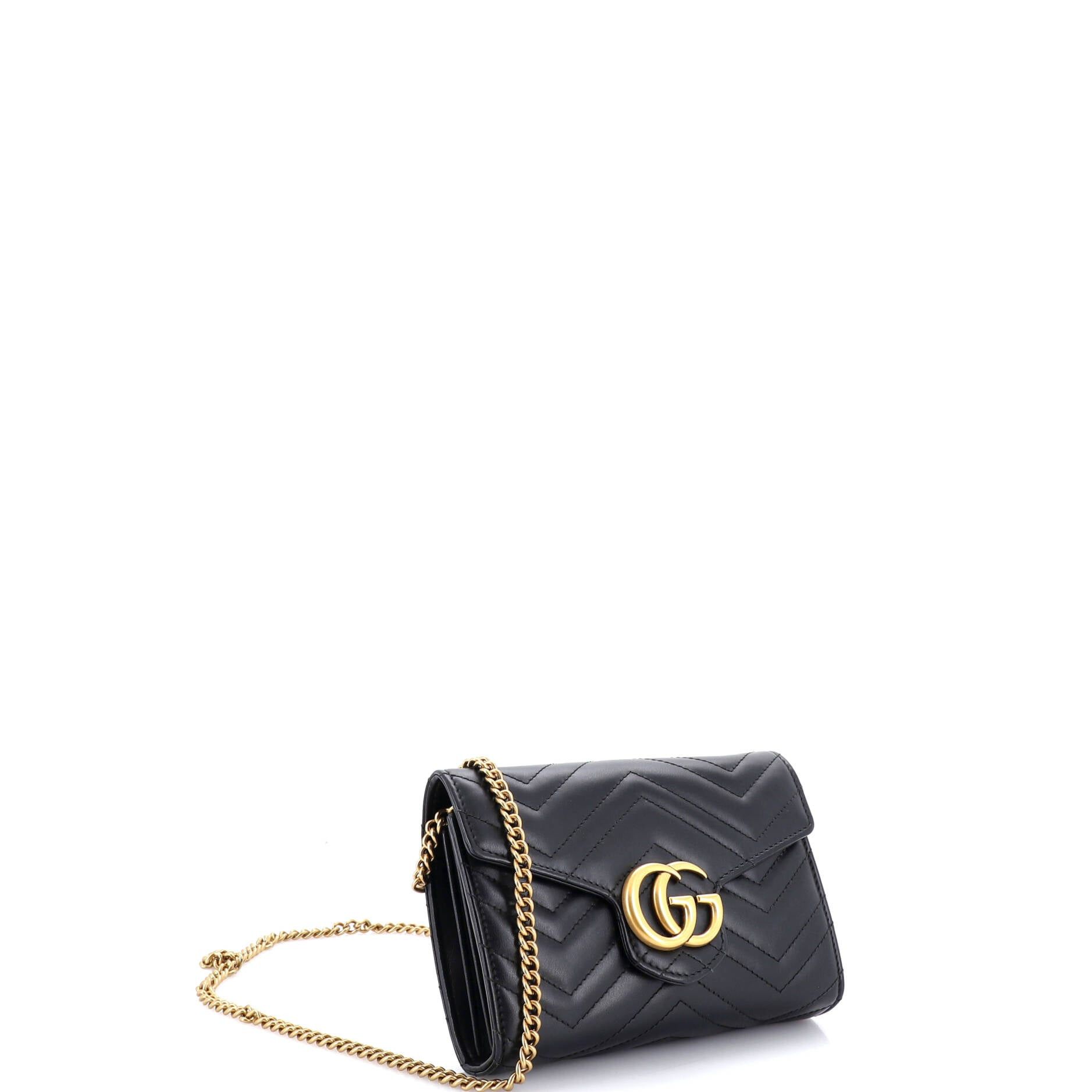 Gucci GG Marmont Chain Wallet Size ONE SIZE - 2 Thumbnail