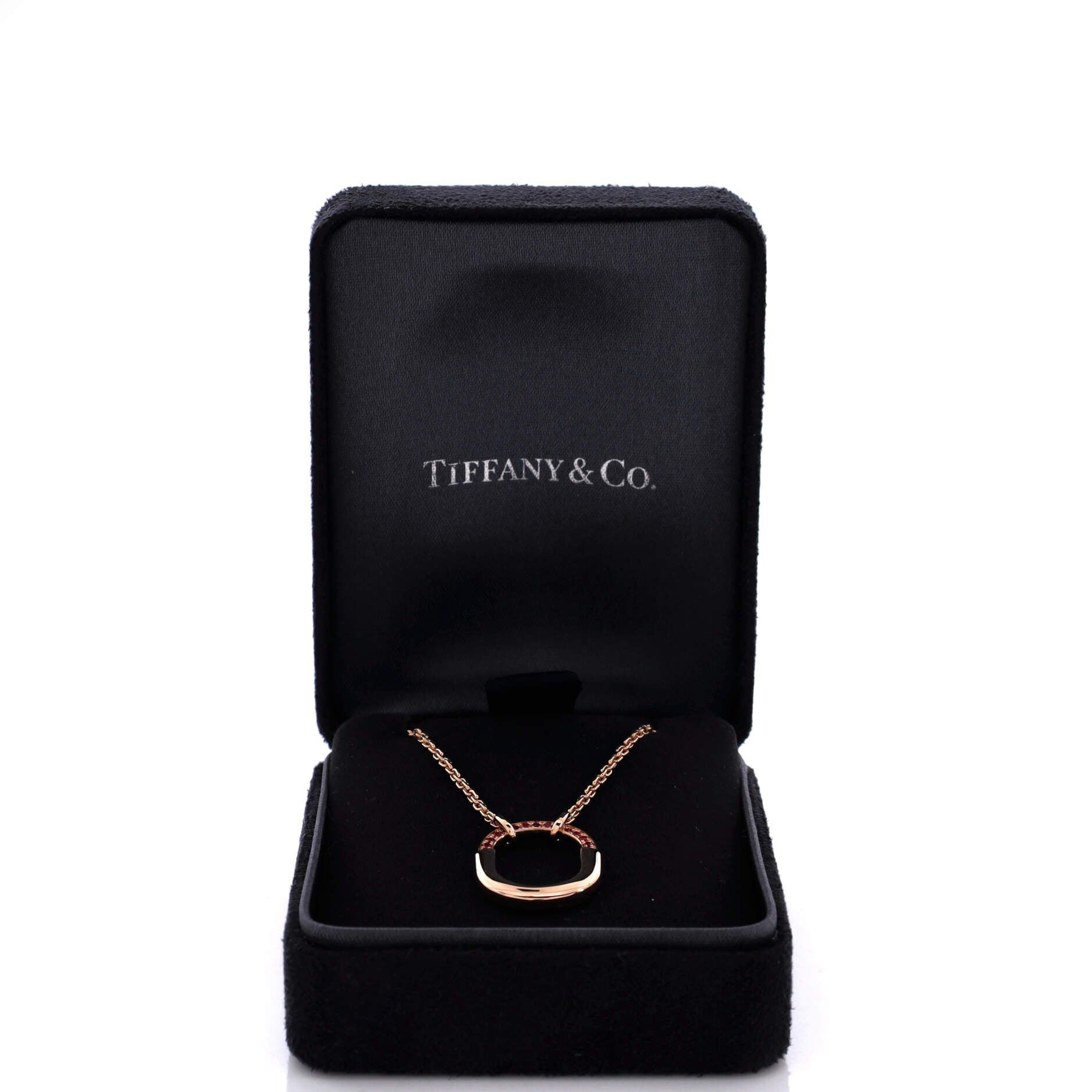 Tiffany & Co. Lock Motif Pendant Necklace Size ONE SIZE - 2 Thumbnail
