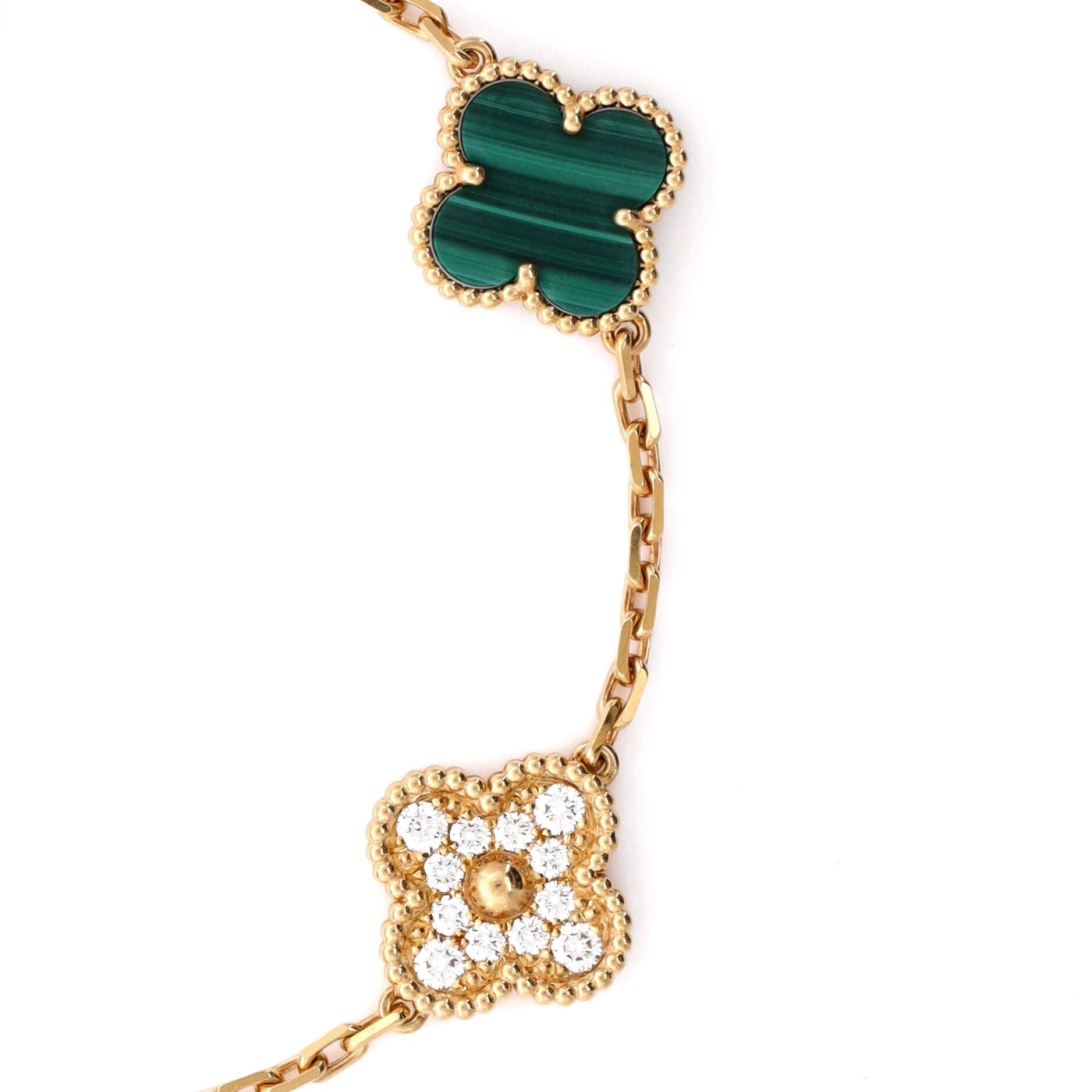 Van Cleef & Arpels Vintage Alhambra 5 Motifs Bracelet Size ONE SIZE - 2 Thumbnail