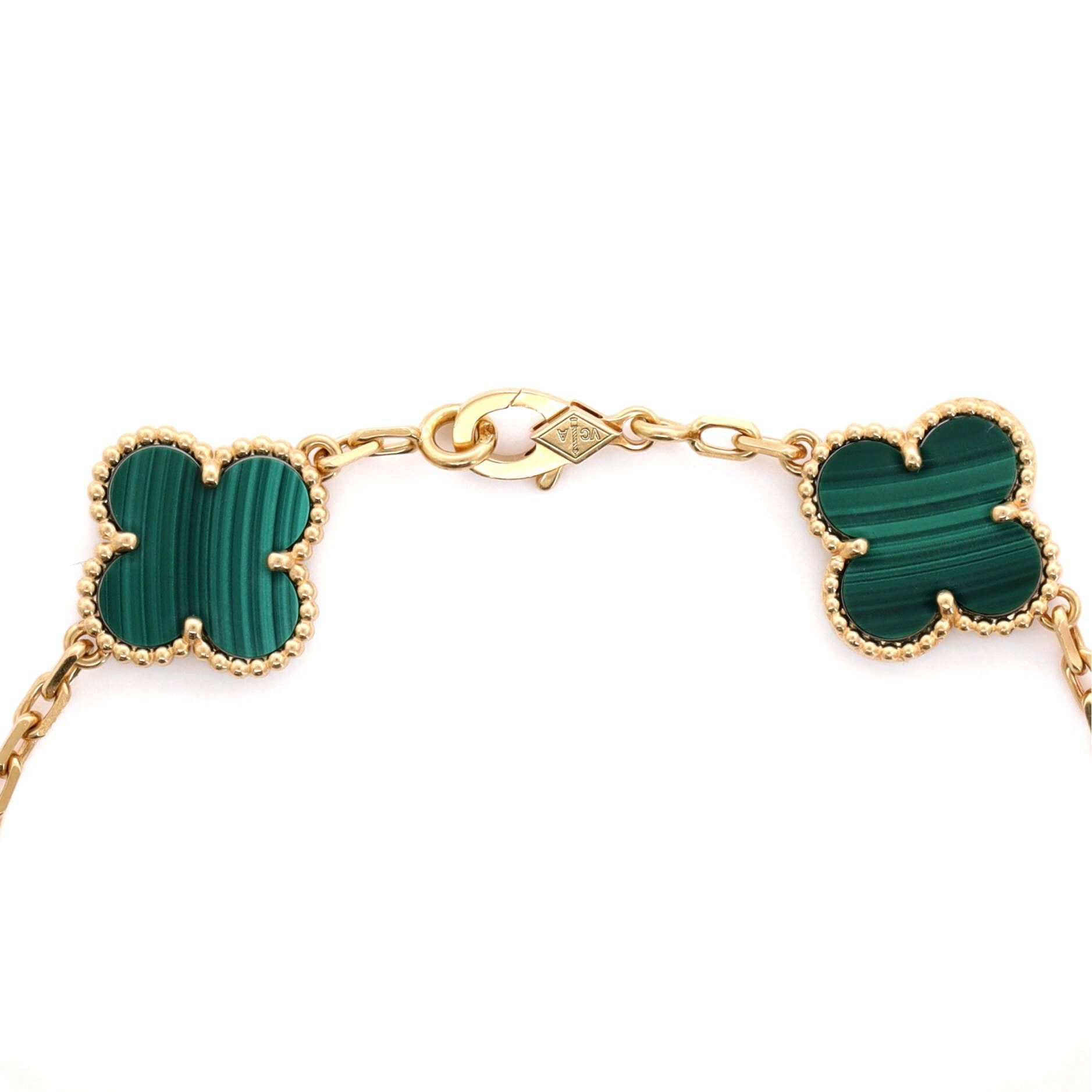 Van Cleef & Arpels Vintage Alhambra 5 Motifs Bracelet Size ONE SIZE - 3 Thumbnail
