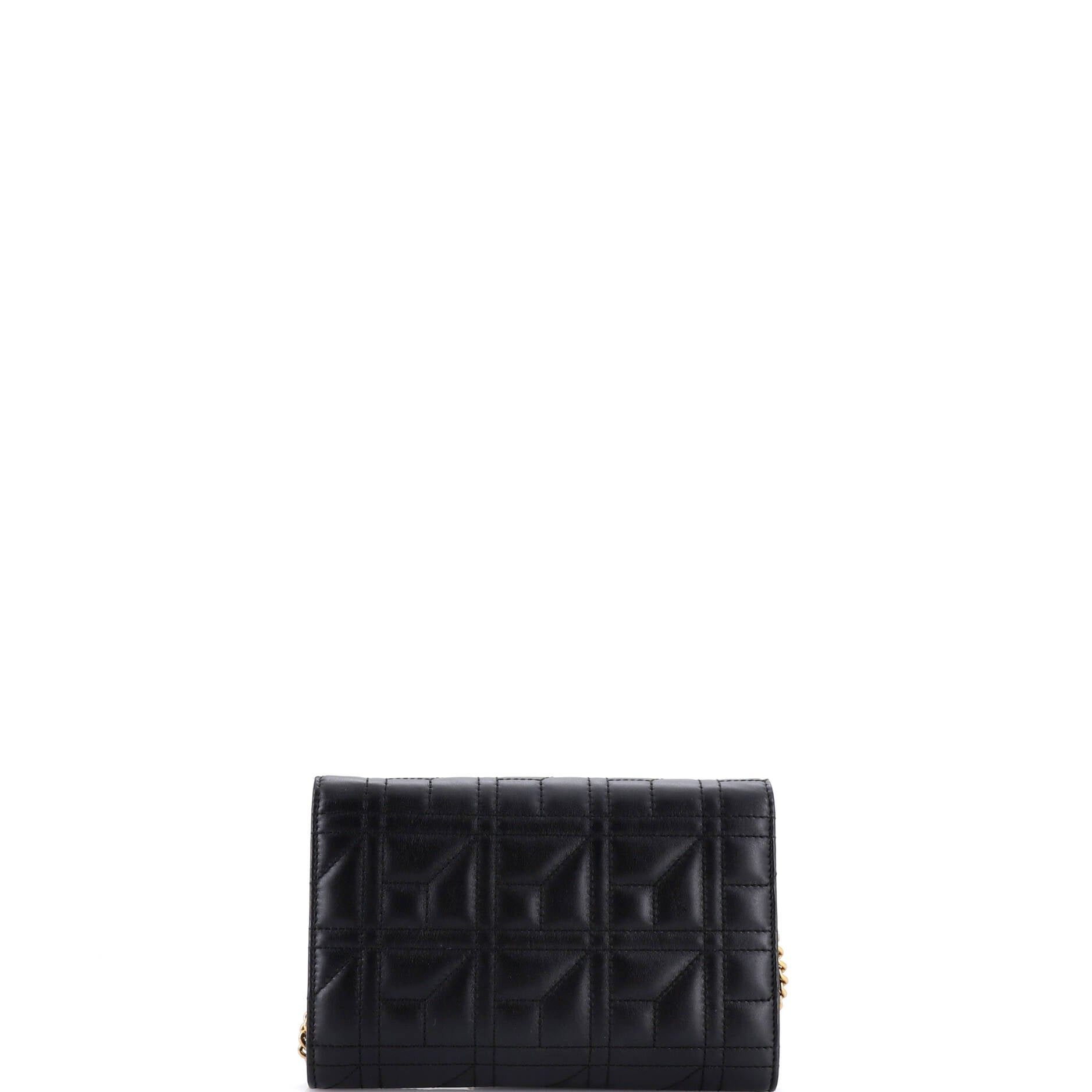Gucci Pearly GG Marmont Chain Wallet Size ONE SIZE - 3 Thumbnail