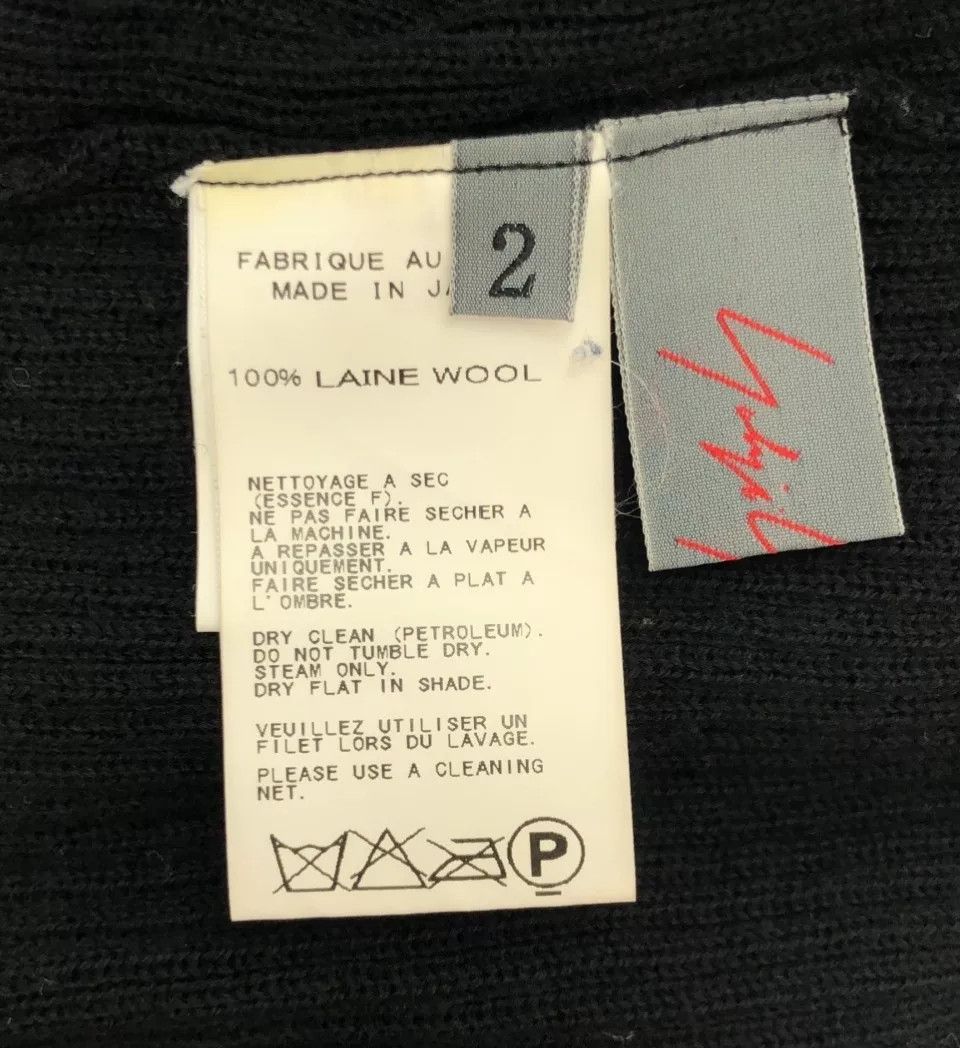 Yohji Yamamoto Yohji Yamamoto Noir Asymmetric Cardigan Size US M / EU 48-50 / 2 - 4 Thumbnail