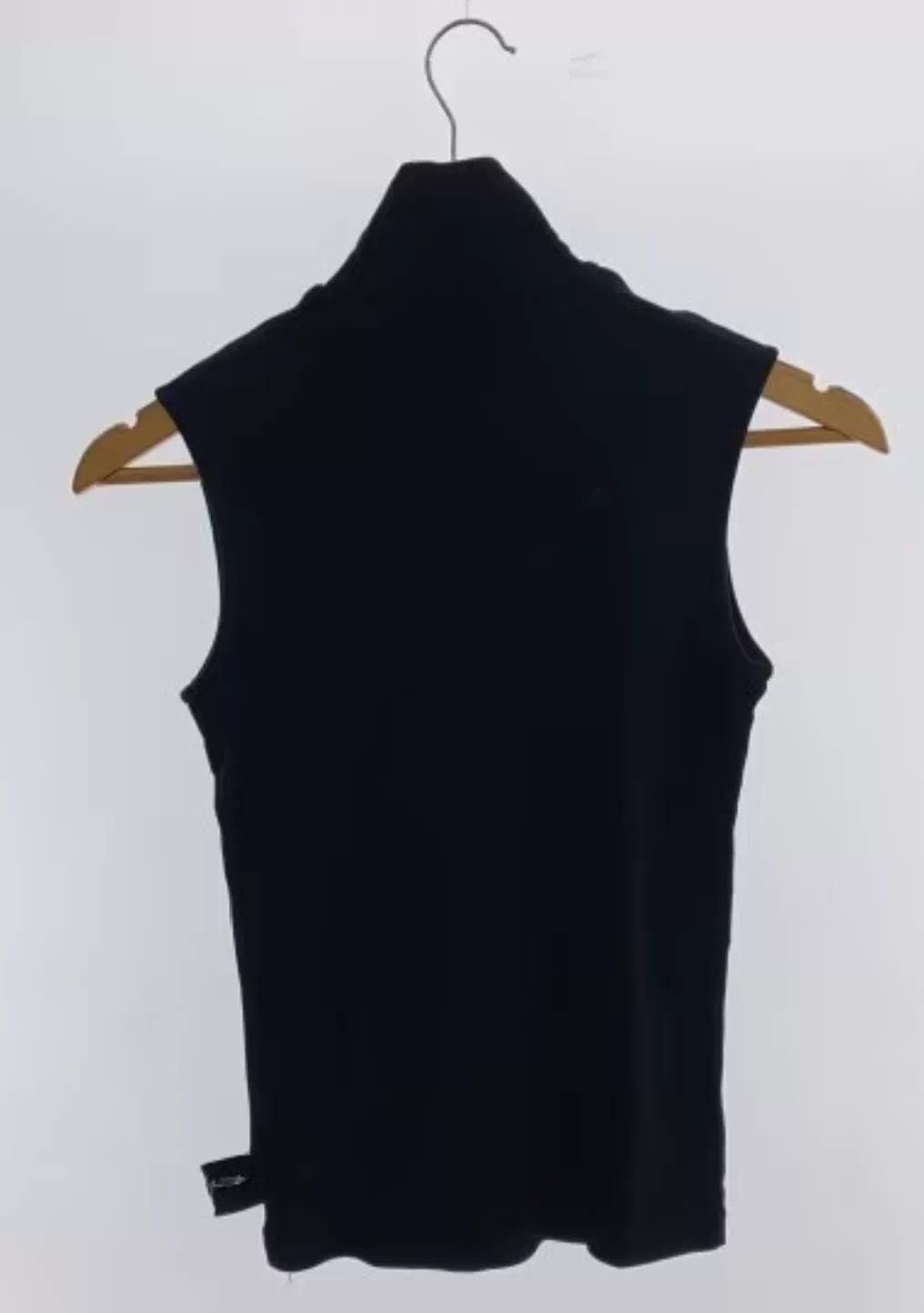 Yohji Yamamoto Yohji Yamamoto Black Sleeveless Knit Top Size L / US 10 / IT 46 - 2 Thumbnail