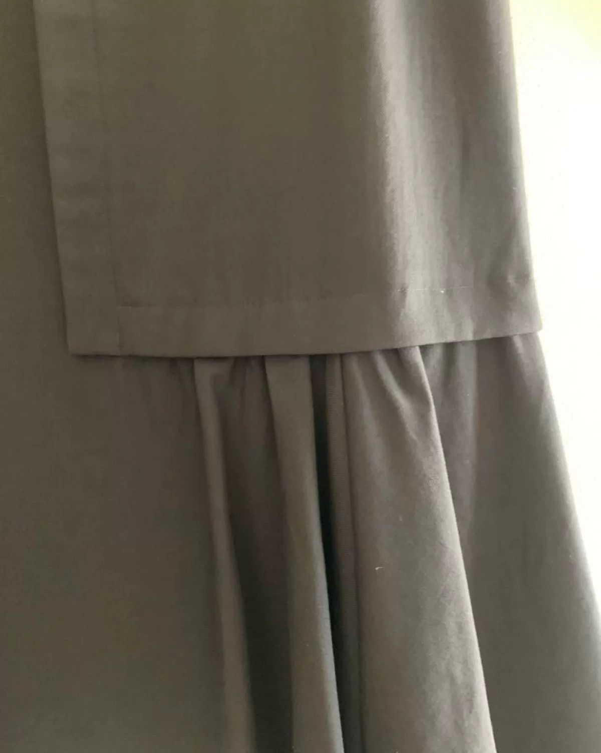 Yohji Yamamoto Yohji Yamamoto Noir Black Midi Skirt Size 38" / US 16 / IT 52 - 3 Thumbnail