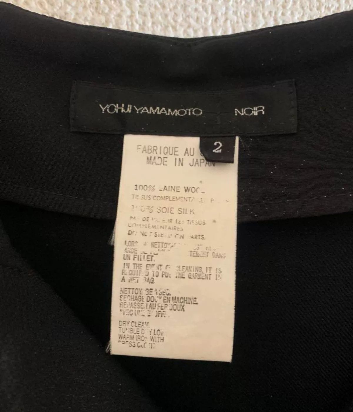 Yohji Yamamoto Yohji Yamamoto Noir Black Midi Skirt Size 38" / US 16 / IT 52 - 6 Thumbnail