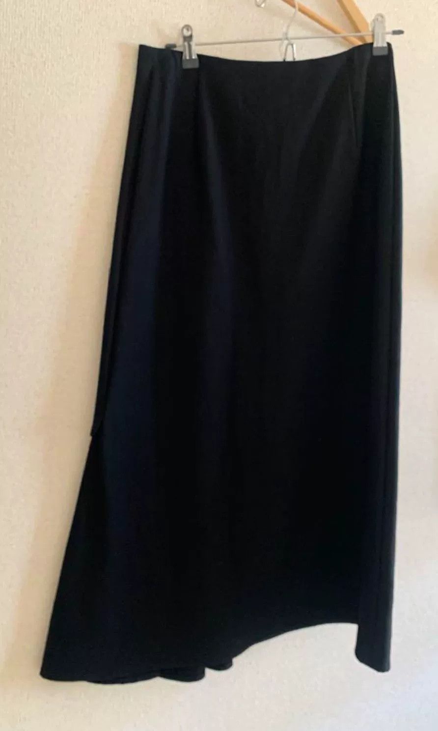 Yohji Yamamoto Yohji Yamamoto Noir Black Midi Skirt Size 38" / US 16 / IT 52 - 2 Thumbnail