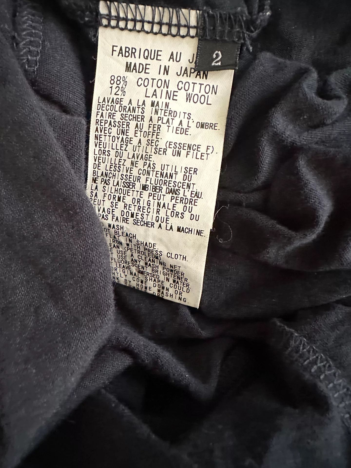 Yohji Yamamoto Yohji Yamamoto Y's Blue Irregular Hem Cardigan Size M / US 6-8 / IT 42-44 - 7 Thumbnail