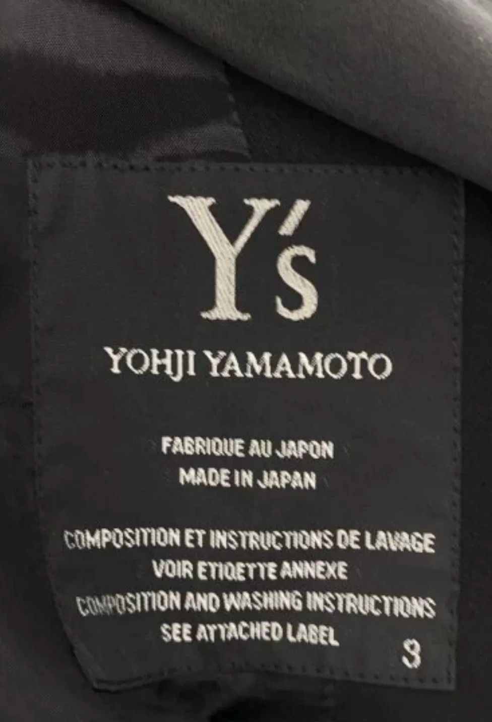 Yohji Yamamoto Yohji Yamamoto Black Wool Jacket Size US L / EU 52-54 / 3 - 4 Thumbnail