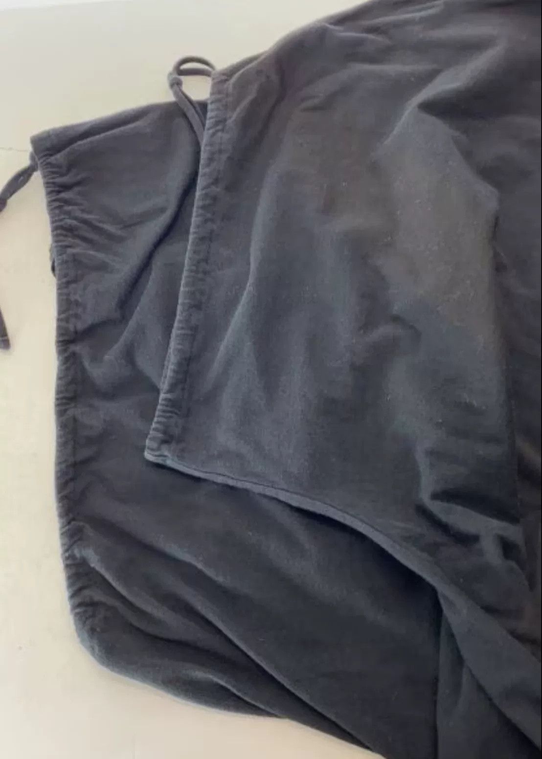 Yohji Yamamoto Yohji Yamamoto Black Drawstring Pullover Size US M / EU 48-50 / 2 - 3 Thumbnail
