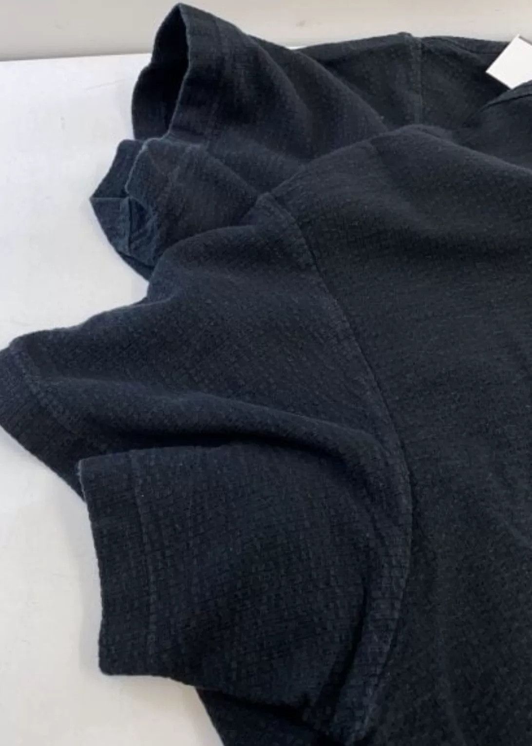 Yohji Yamamoto Yohji Yamamoto Side-Button Henley Black Top Size US S / EU 44-46 / 1 - 3 Thumbnail