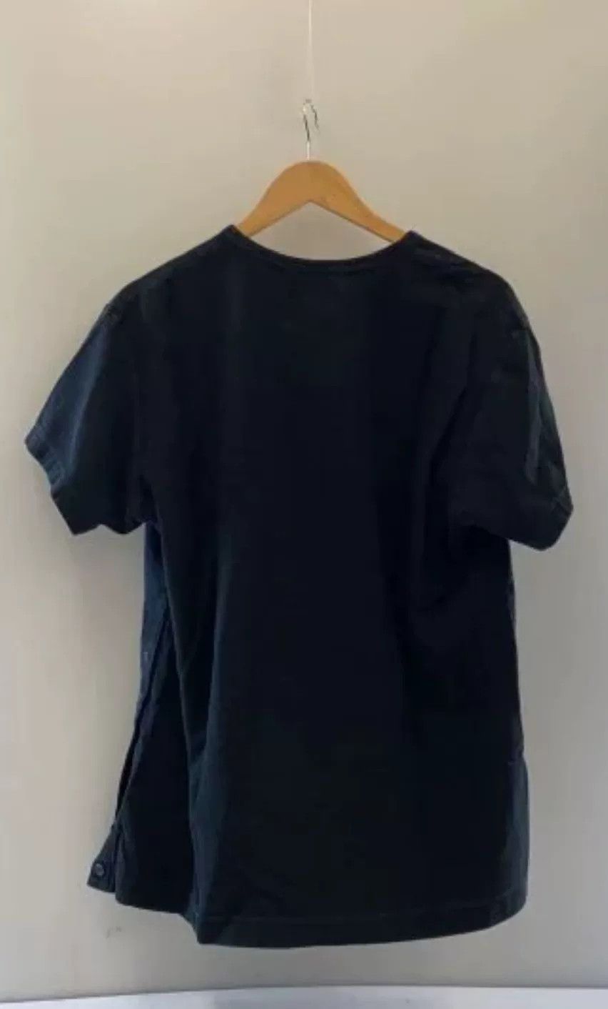 Yohji Yamamoto Yohji Yamamoto Side-Button Henley Black Top Size US S / EU 44-46 / 1 - 2 Thumbnail