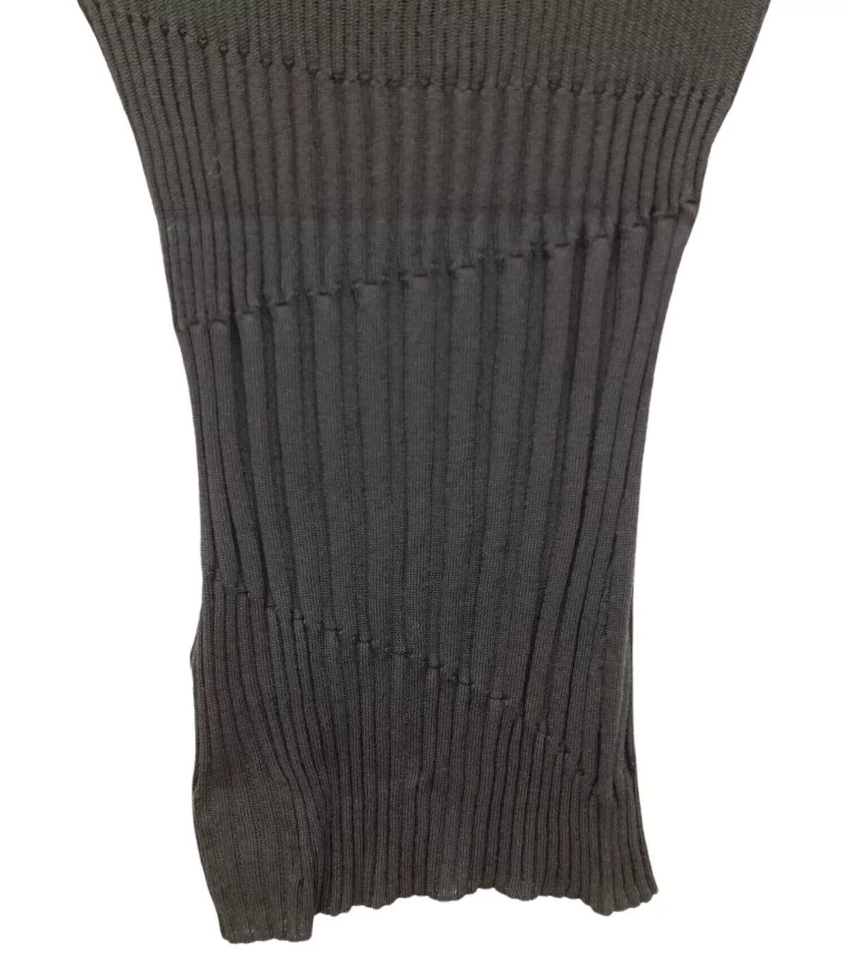 Yohji Yamamoto Yohji Yamamoto Cropped Round Neck Short Sleeve Knit Size M / US 6-8 / IT 42-44 - 5 Thumbnail