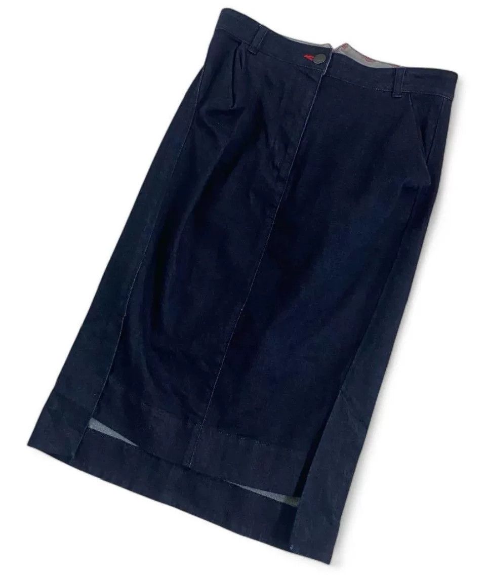 Vivienne Westwood Vivienne Westwood Embroidered Indigo Denim Skirt L Size 40" / US 18 - 3 Thumbnail