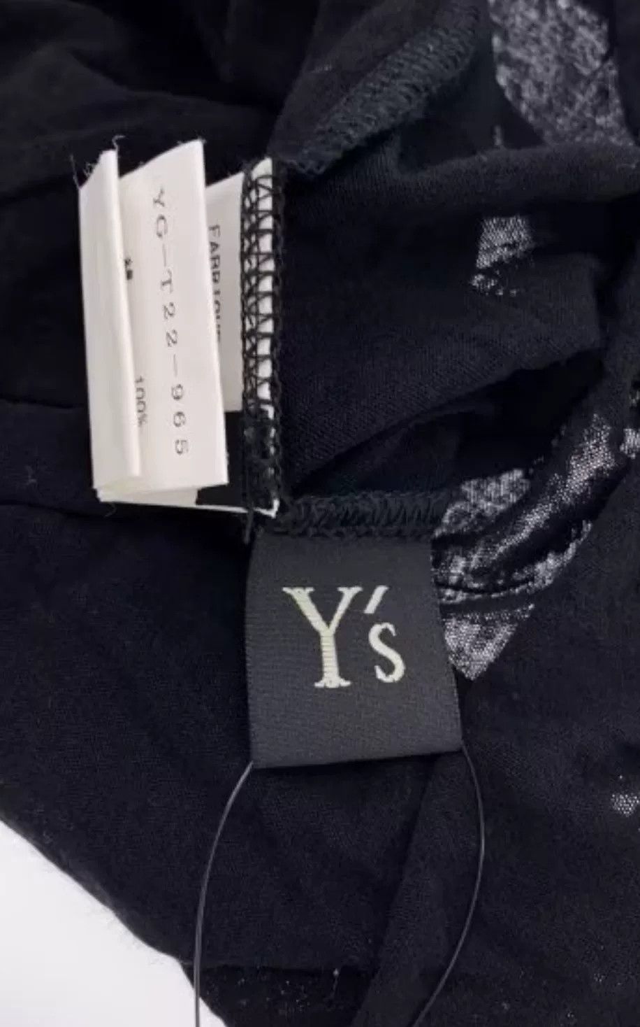 Yohji Yamamoto Y's Yohji Yamamoto Lightweight Cotton Sweater Size US M / EU 48-50 / 2 - 4 Thumbnail