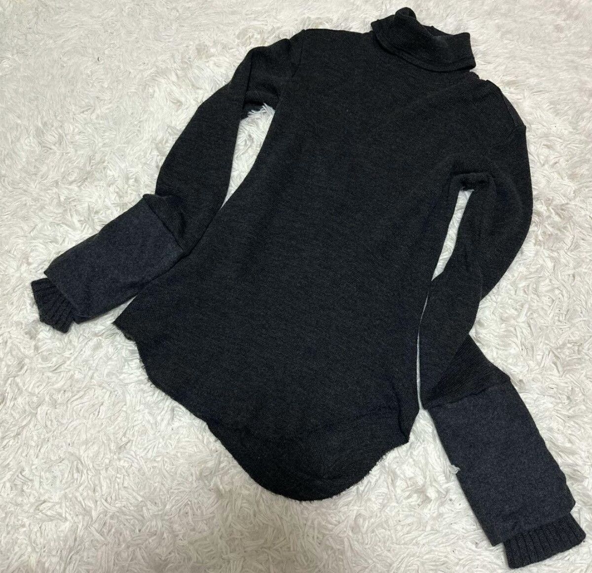 Yohji Yamamoto Y's RED Label Deformed Turtle Roll Sleeves Size M / US 6-8 / IT 42-44 - 2 Thumbnail