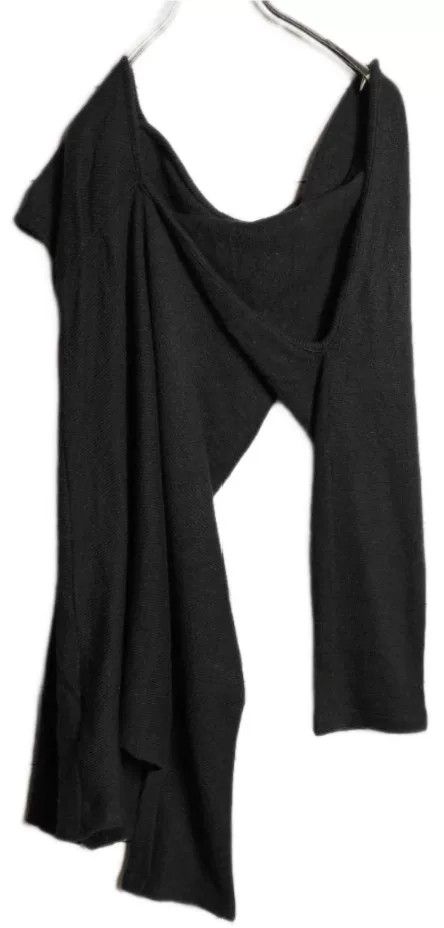 Yohji Yamamoto Y's Yohji Yamamoto Asymmetric Off-Shoulder Knit Cardigan Size L / US 10 / IT 46 - 2 Thumbnail