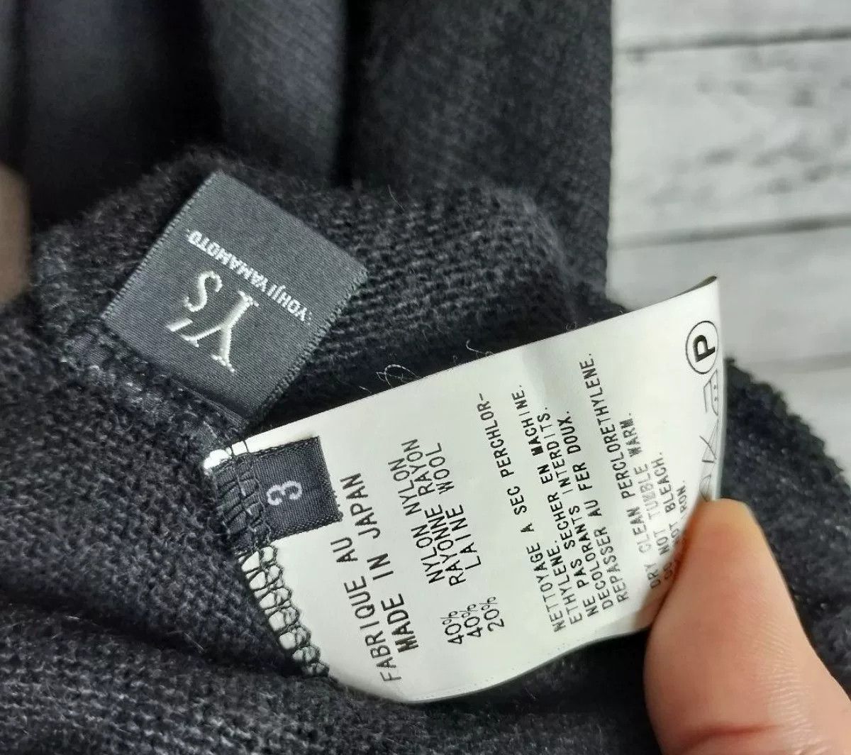 Yohji Yamamoto Y's Yohji Yamamoto Asymmetric Off-Shoulder Knit Cardigan Size L / US 10 / IT 46 - 6 Thumbnail