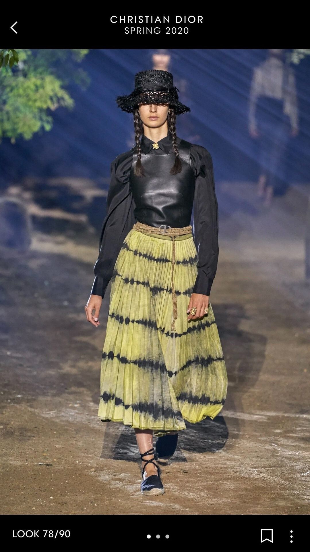 Dior Dior 20SS Runway Tie-Dye Skirt Size 34" / US 12 / IT 48 - 6 Thumbnail