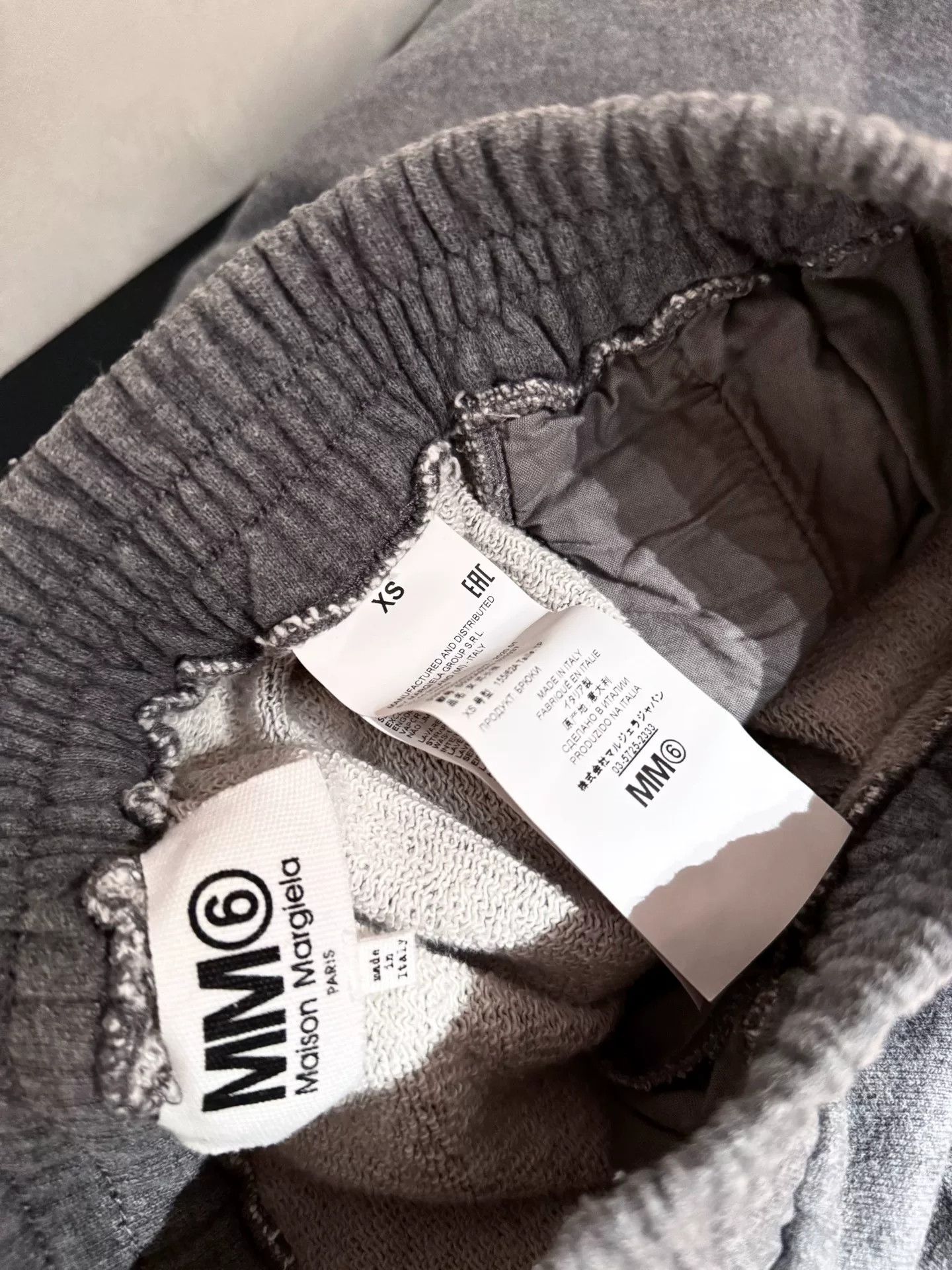 Maison Margiela Maison Margiela MM6 Gray Split Hem Sweatpants Size 34" / US 12 / IT 48 - 3 Thumbnail