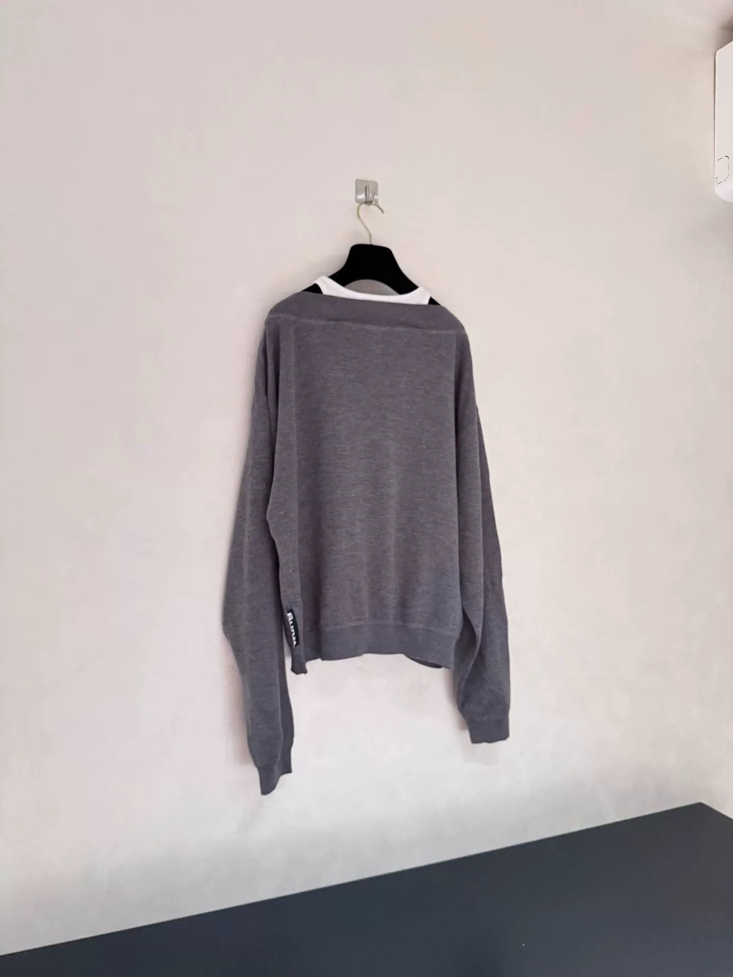Alexander Wang Alexander Wang Two-Piece Knit Sweatshirt Size M / US 6-8 / IT 42-44 - 2 Thumbnail