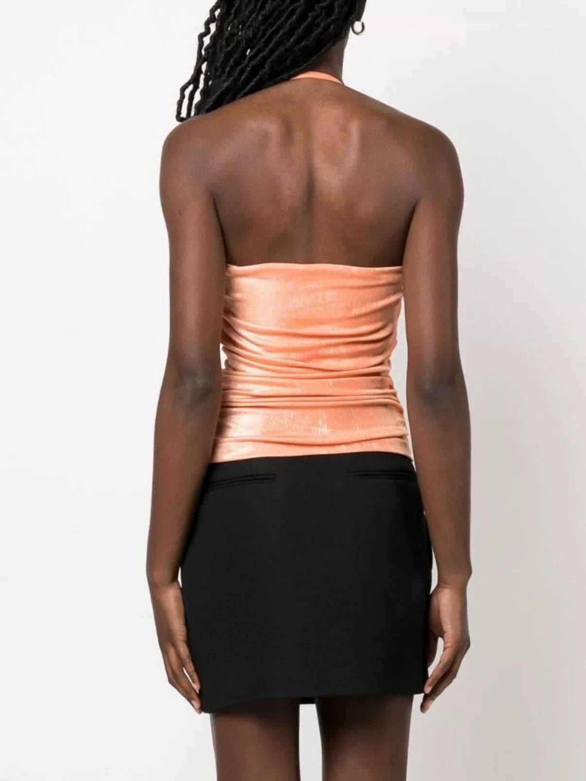 Diesel Diesel 23SS Gold Orange Halter Top Size S / US 4 / IT 40 - 2 Thumbnail