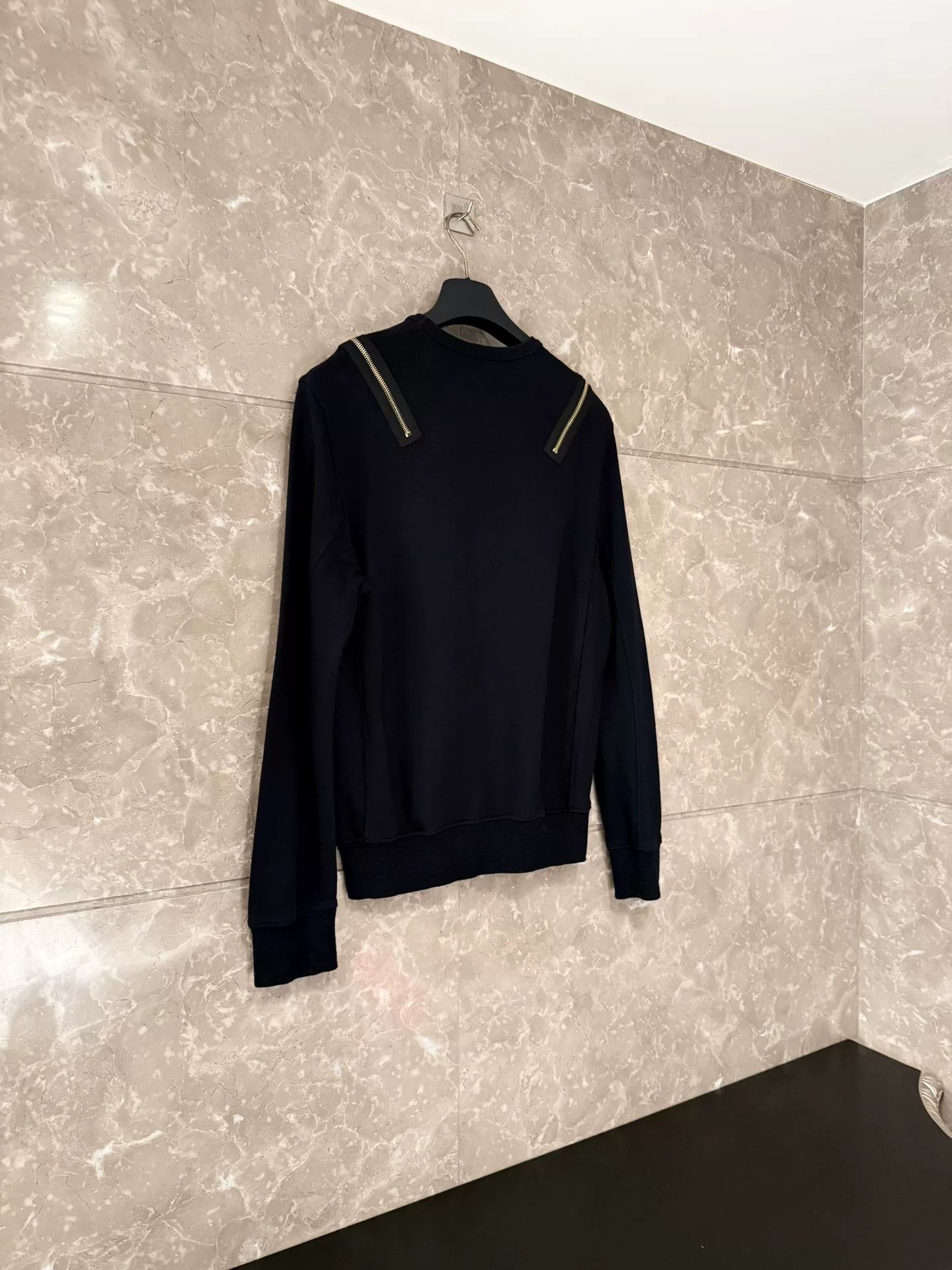 Alexander McQueen Alexander McQueen Black Knit Sweater Size US M / EU 48-50 / 2 - 2 Thumbnail