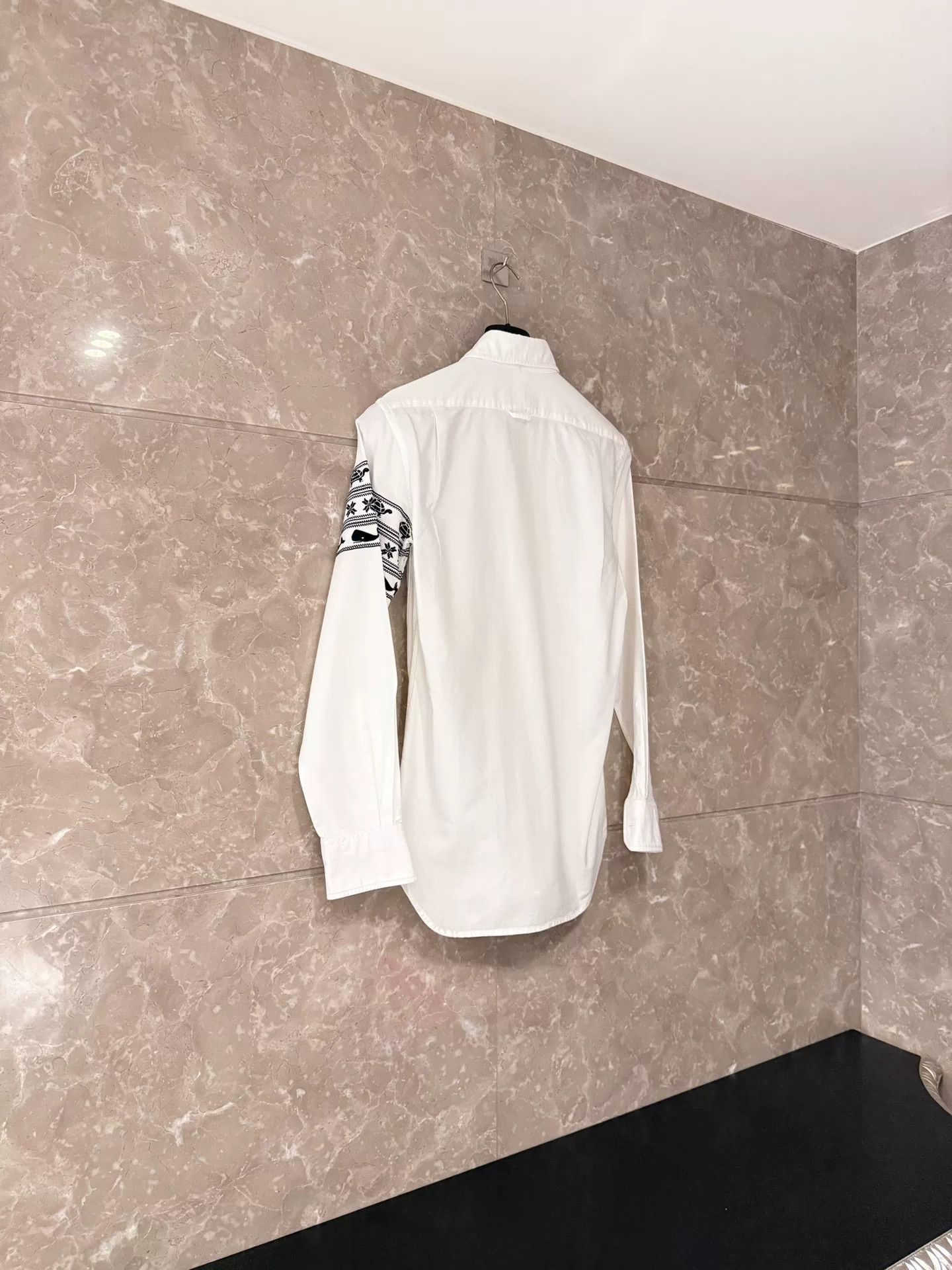 Thom Browne Thom Browne Whale Embroidery White Shirt Size US S / EU 44-46 / 1 - 2 Thumbnail
