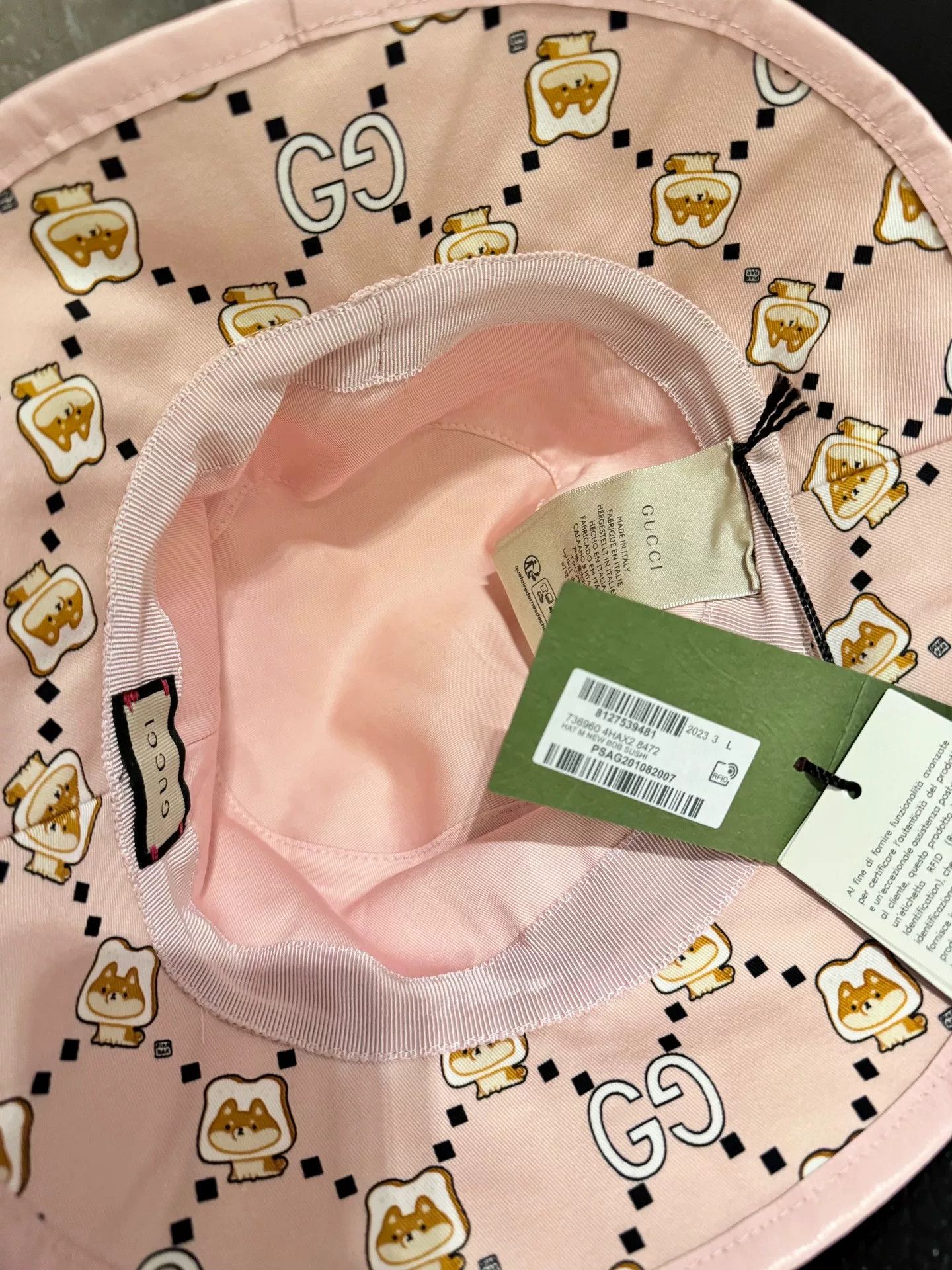 Gucci Gucci x Kawaii Collaboration Bucket Hat Size ONE SIZE - 3 Thumbnail