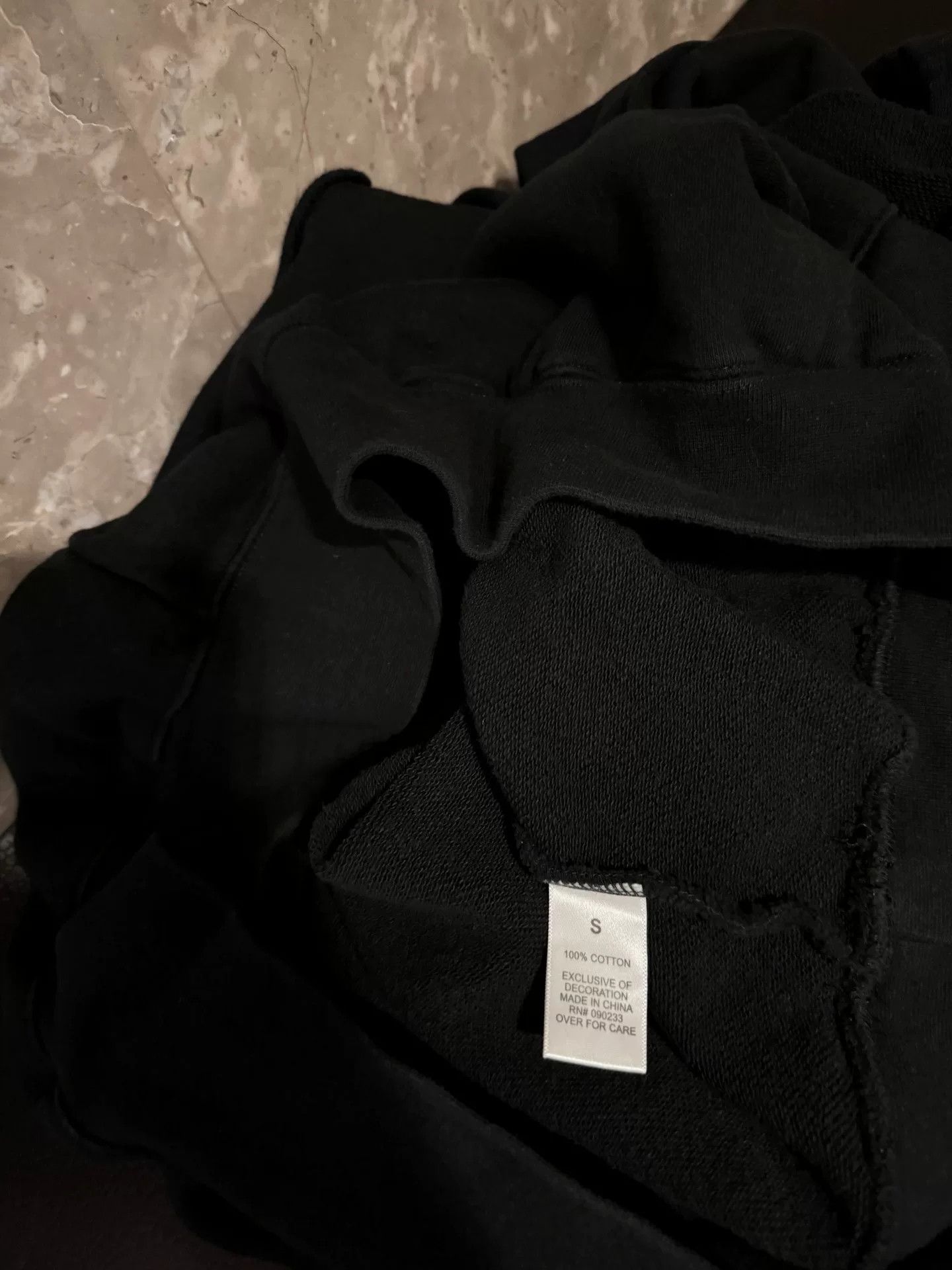 Fear of God Fear of God ESSENTIALS Black Short-Sleeve Hoodie Size US S / EU 44-46 / 1 - 4 Thumbnail