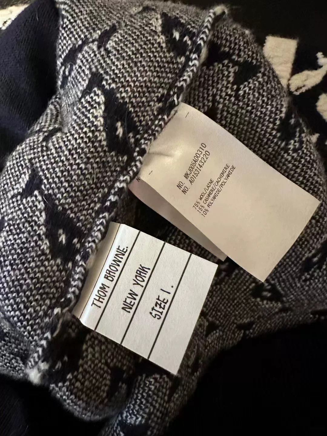 Thom Browne Thom Browne Little Whale Knit Coat Size US S / EU 44-46 / 1 - 3 Thumbnail