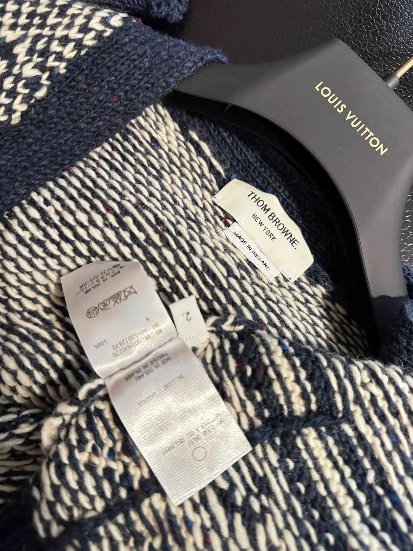 Thom Browne Thom Browne Snowflake Wool Cardigan Size US M / EU 48-50 / 2 - 3 Thumbnail