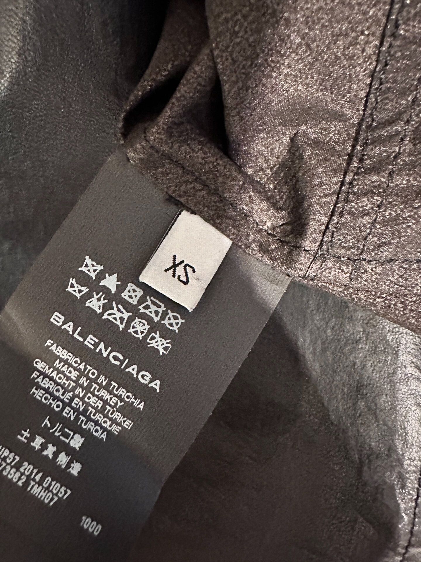 Balenciaga Balenciaga Runway Leather Short-Sleeve T-Shirt Size US XS / EU 42 / 0 - 4 Thumbnail