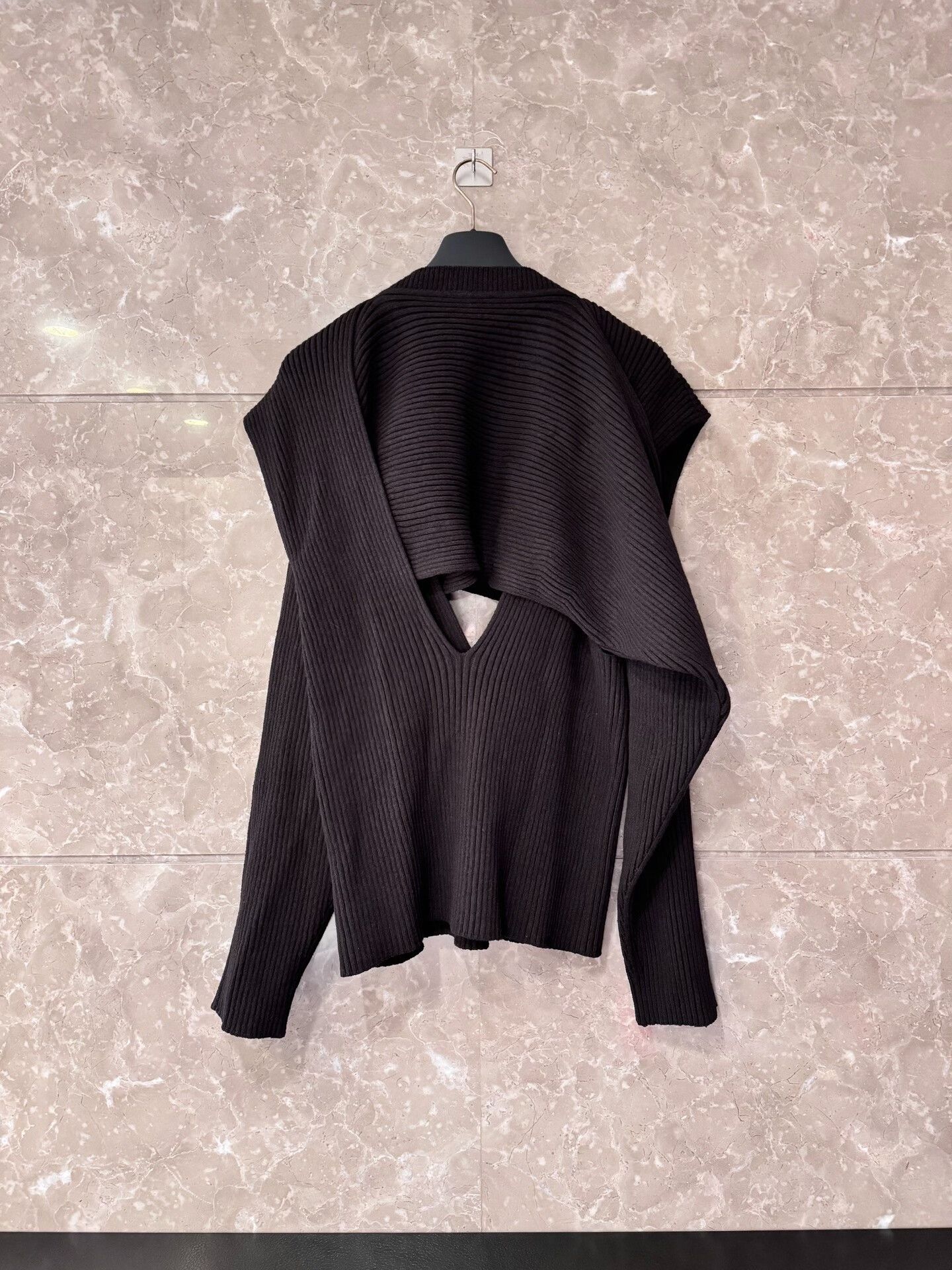 Bottega Veneta Bottega Veneta PreFall 20 Deconstructed Open-Knit Sweater Size XS / US 0-2 / IT 36-38 - 2 Thumbnail
