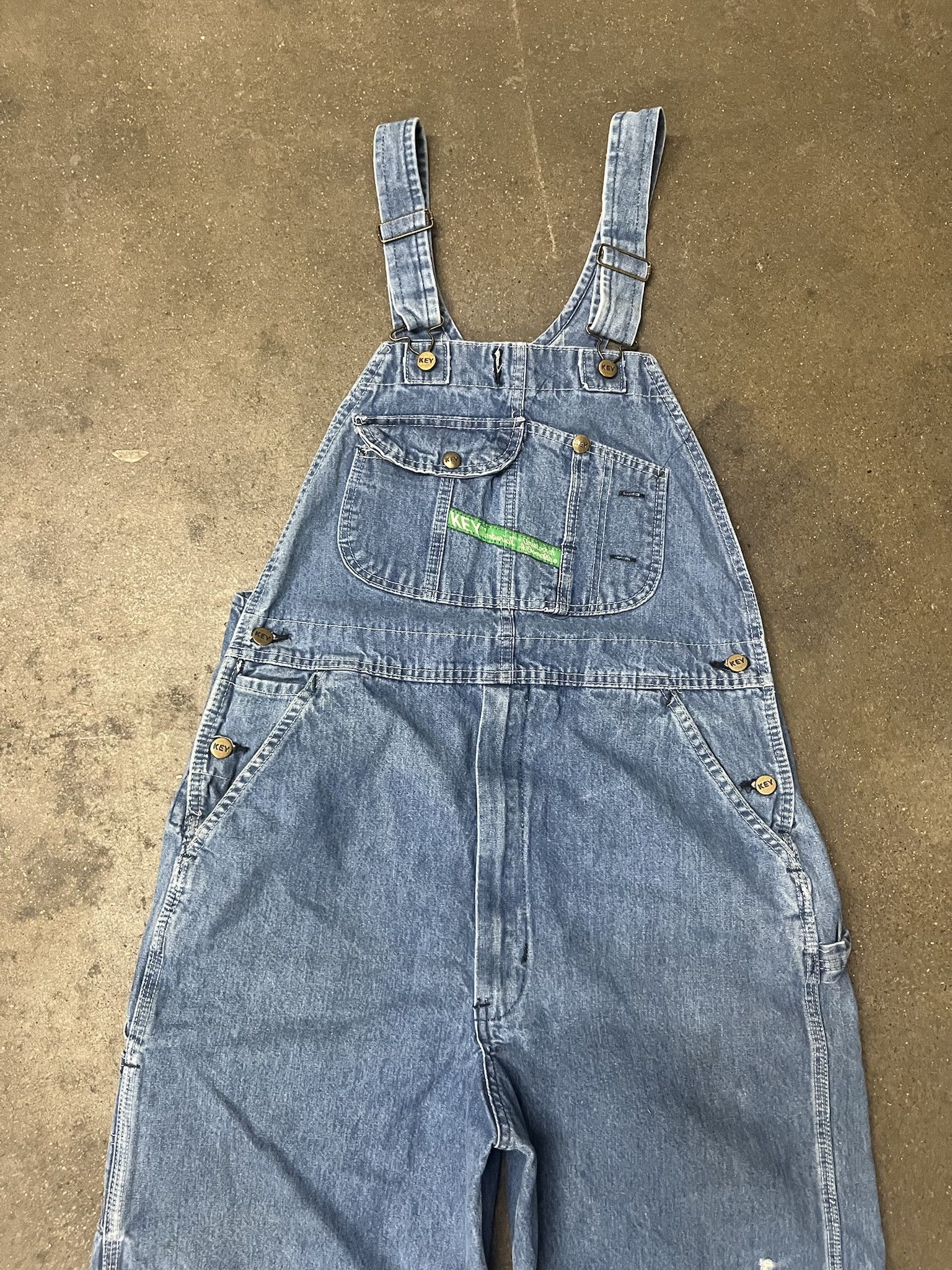 Carhartt × Vintage Vintage 1990s Key Imperial Denim Overalls Size L Size US L / EU 52-54 / 3 - 2 Thumbnail