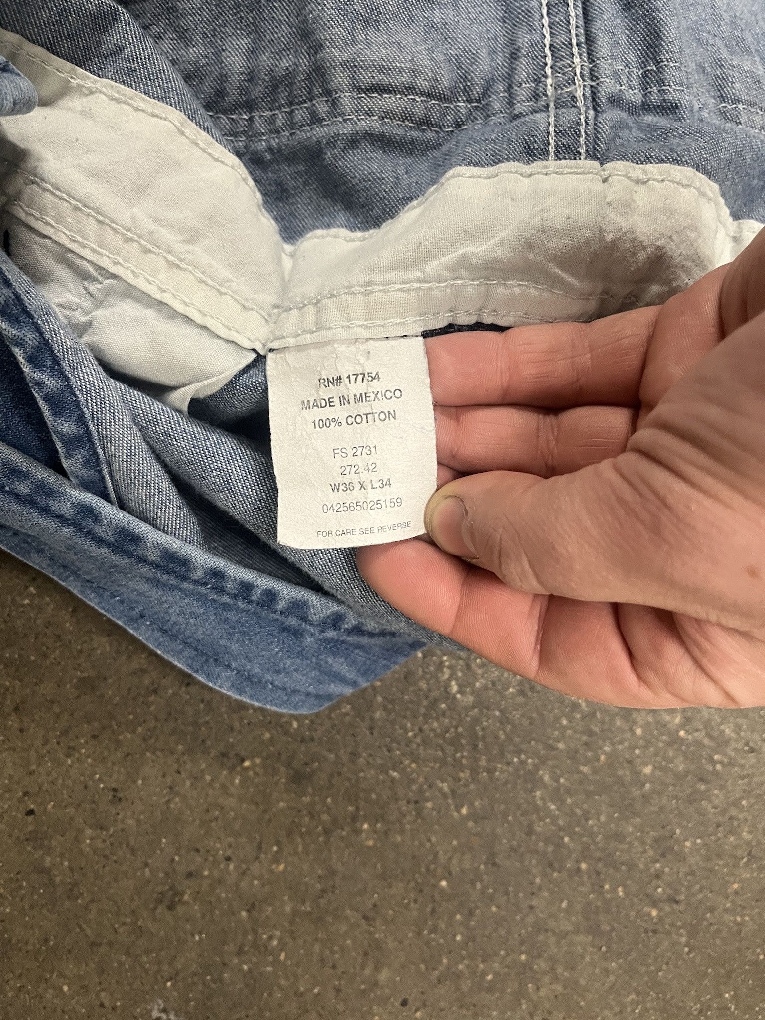 Carhartt × Vintage Vintage 1990s Key Imperial Denim Overalls Size L Size US L / EU 52-54 / 3 - 4 Thumbnail