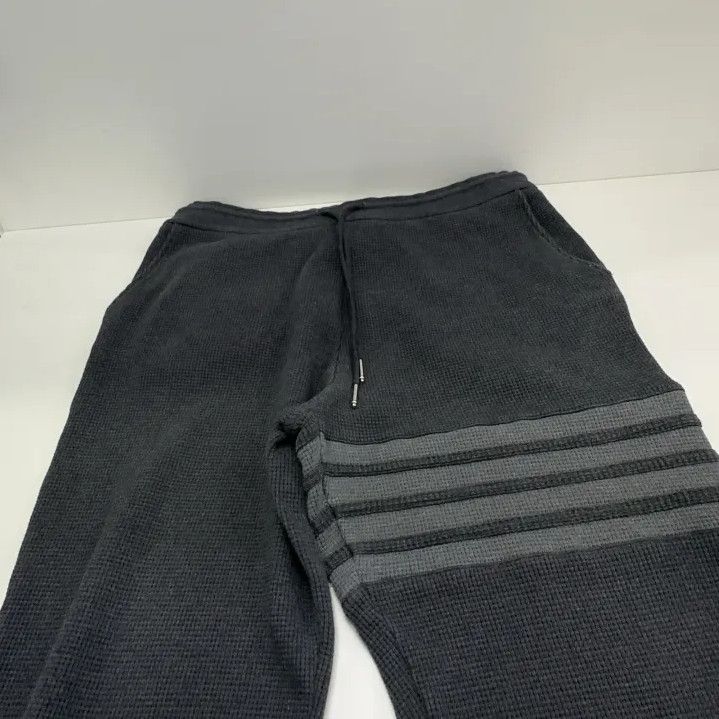 Thom Browne Thom Browne Classic Charcoal Grey Athletic Pants Size US 34 / EU 50 - 11 Thumbnail